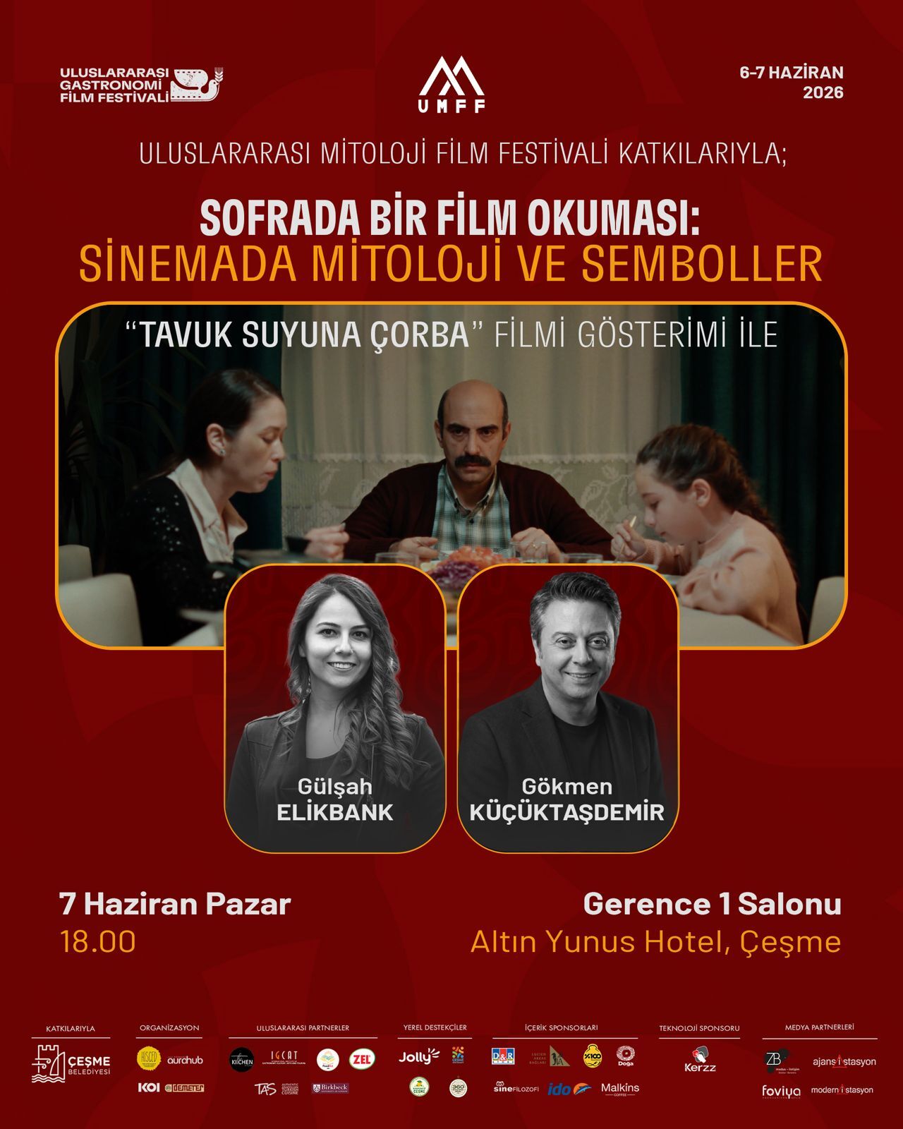 Uluslararası Mitoloji Film Festivali Direktörü ve yazar Gülşah Elikbank, Çeşme’de düzenlenecek söyleşide sinema ve mitolojinin kesişim noktasını ele alacak.