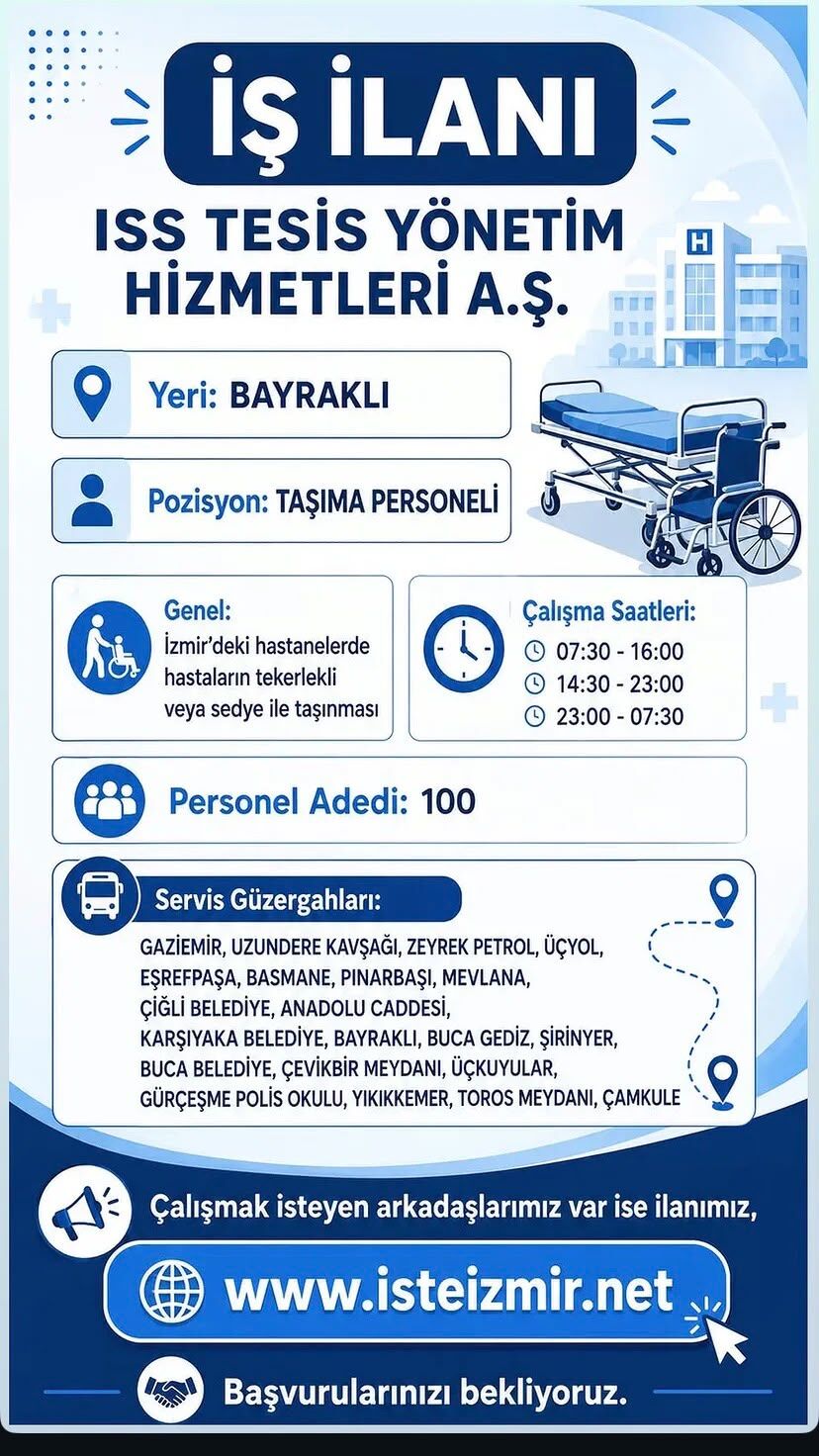 İzmir’de iş arayanlar için önemli bir istihdam fırsatı doğdu.