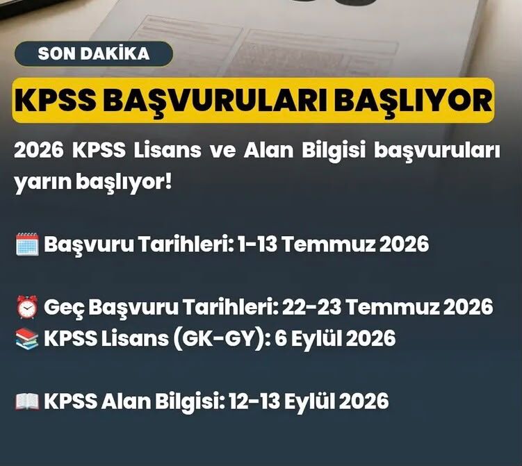 Kamu Personel Seçme Sınavı (KPSS) adaylarının merakla beklediği süreç başlıyor.