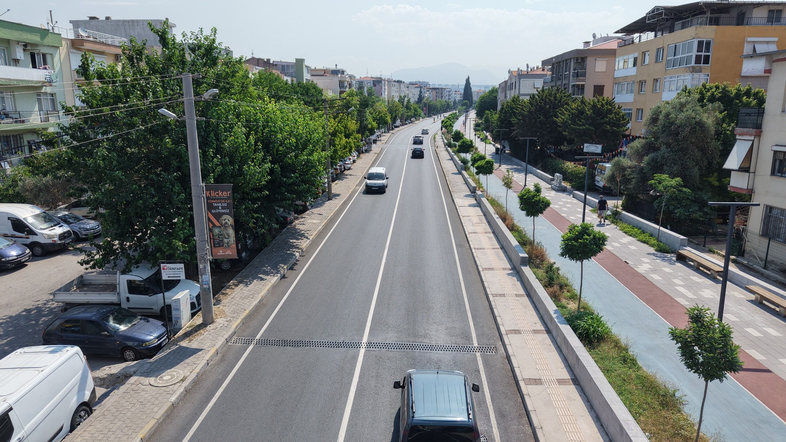 Buca'da Cemil Şeboy Caddesi baştan sona yenilendi
