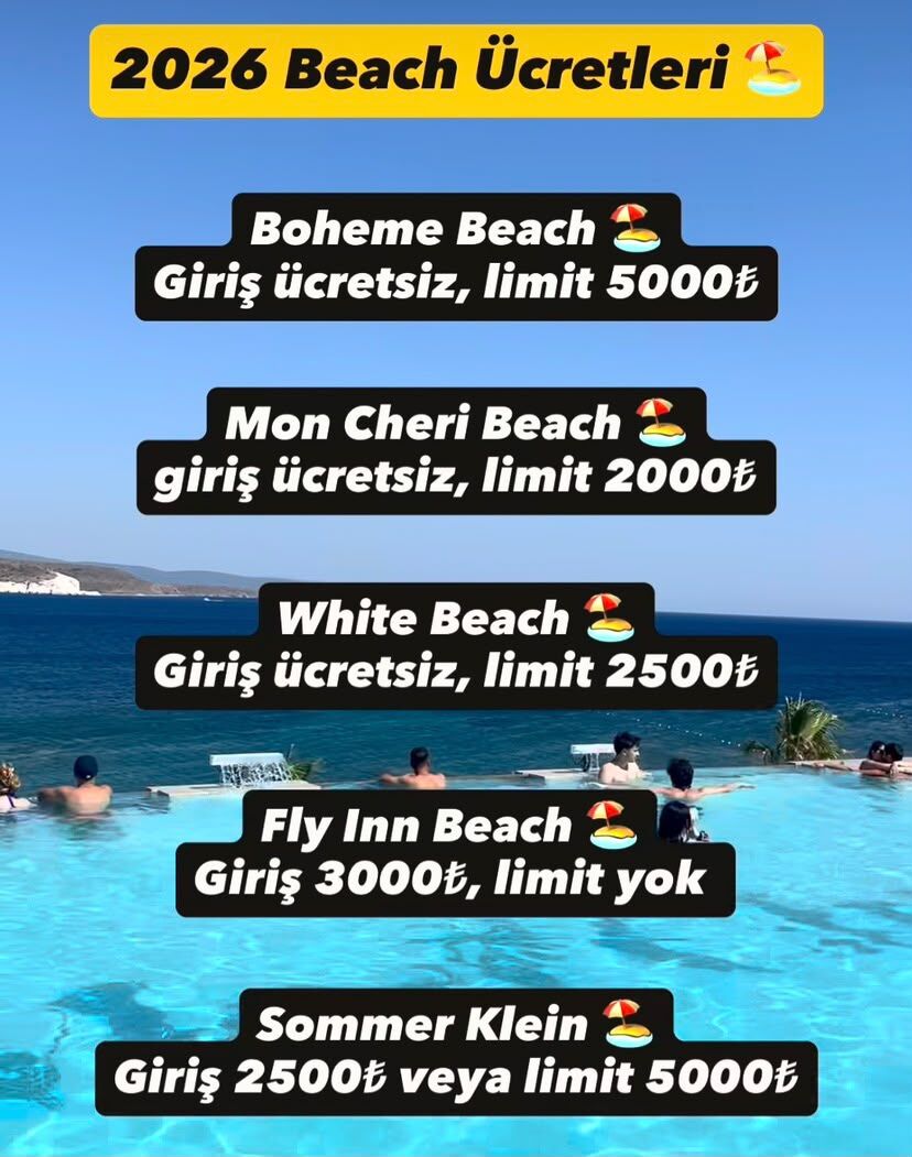 Alaçatı Beach Fiyatları Cep Yakıyor 2026 Giriş Ücretleri (1)