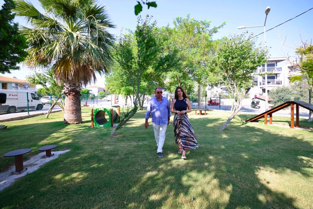 Başkan Lâl Denizli, Park Ve Bahçeler Çalışmalarını Yerinde Incelediphoto 2026 07 22 09 48 42 2