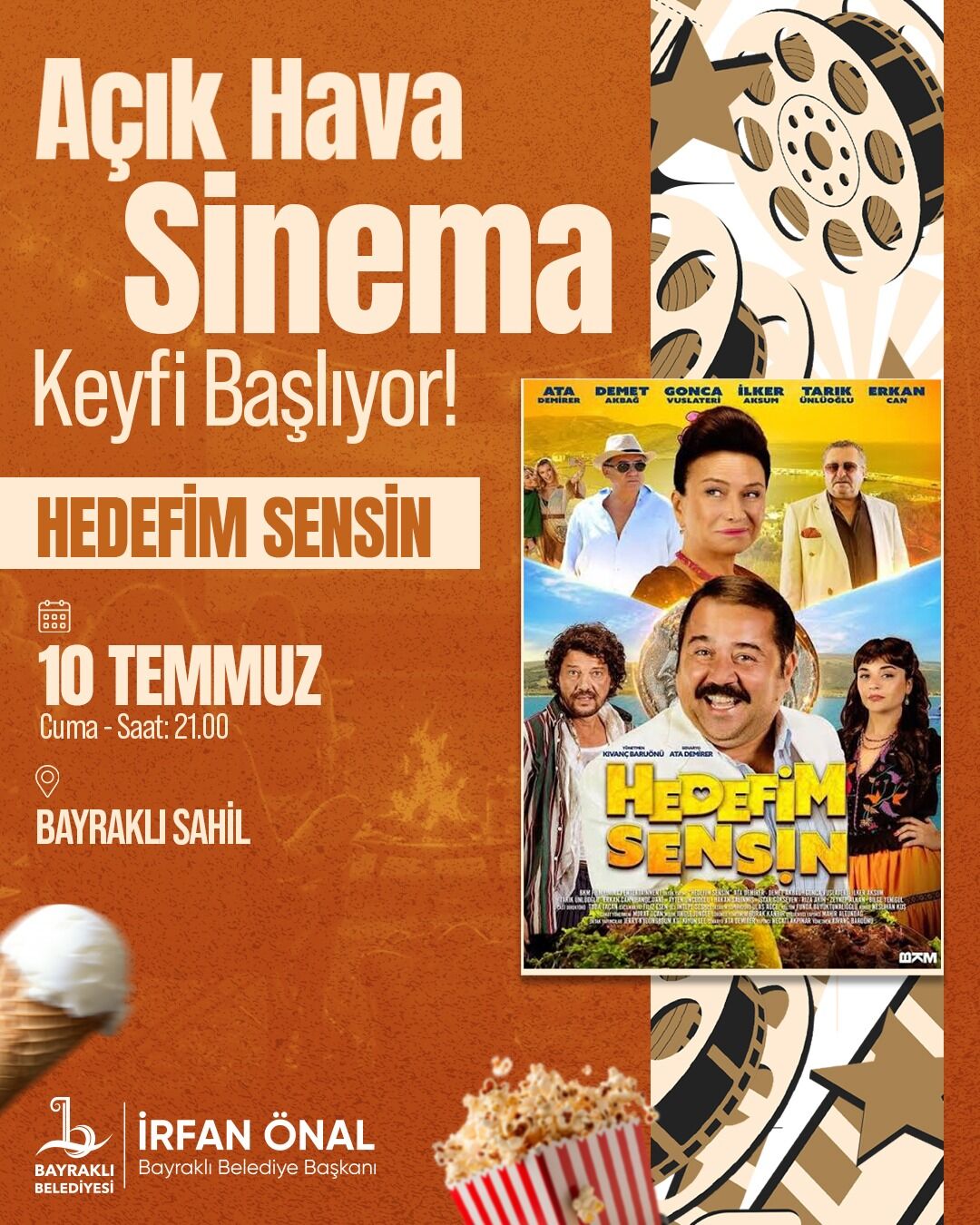 Bayrakli’da Açik Hava Si̇nema Günleri̇ Başliyor (1)