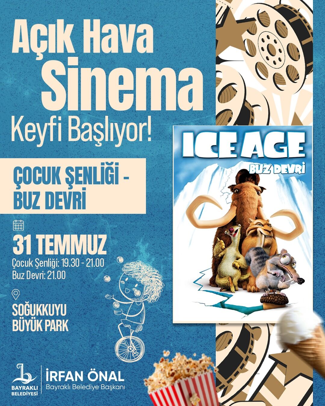 Bayrakli'da Açik Hava Si̇nema Günleri̇ Devam Edi̇yor (7)