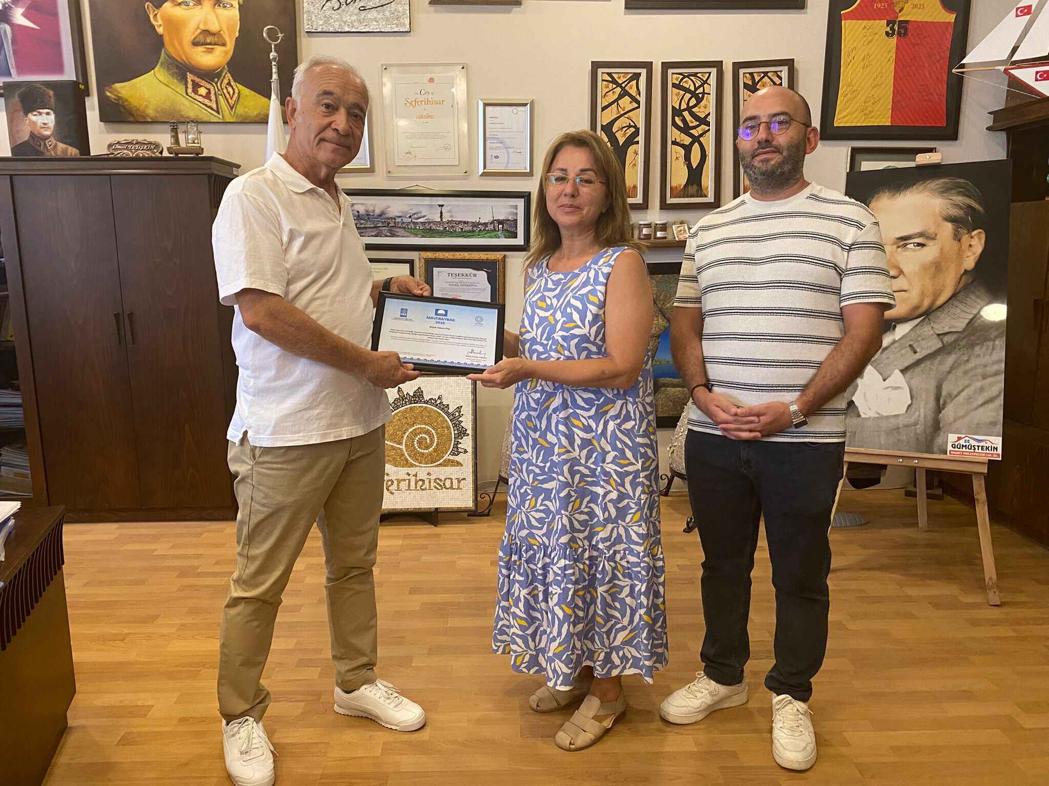 B.başkan Vk. Fuat Gümüş İklim Müdürü Aynur Adanur (1)