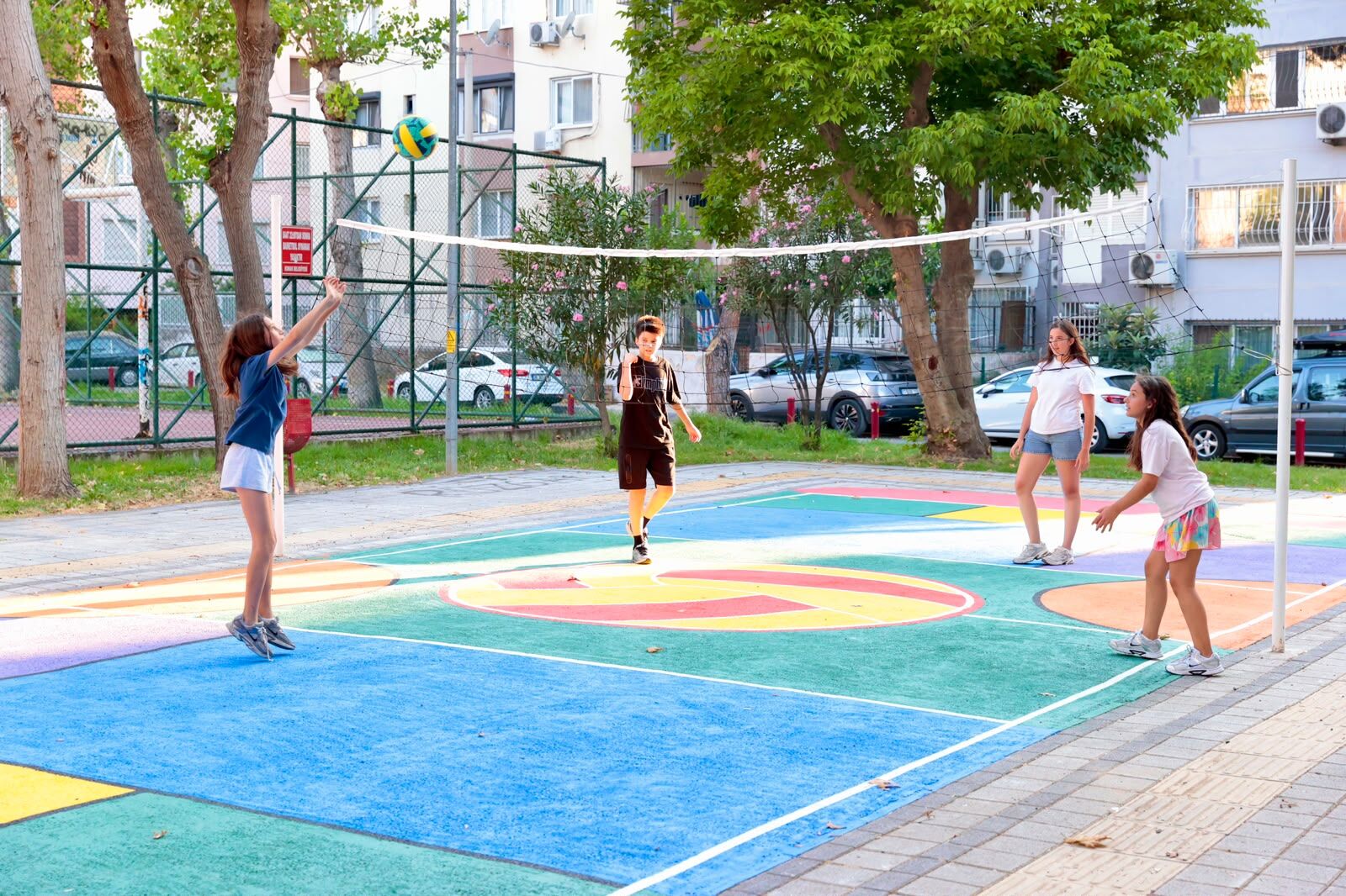 Çocuklar Istedi, Başkan Mutlu Yaptı O Park Voleybol Sahasına Kavuştu (5)