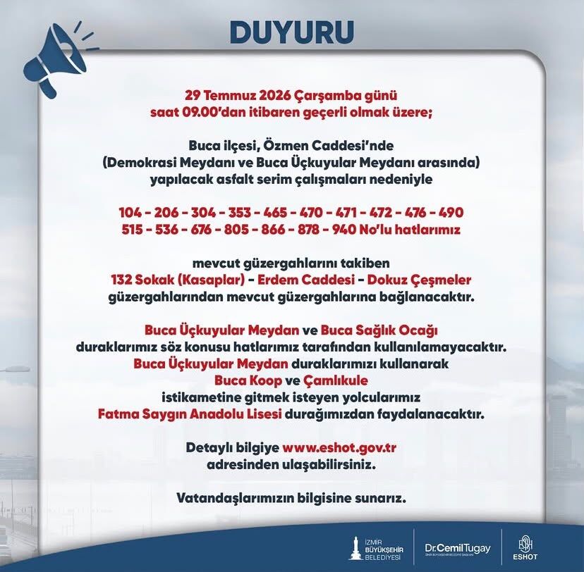 Eshot Genel Müdürlüğü, Buca