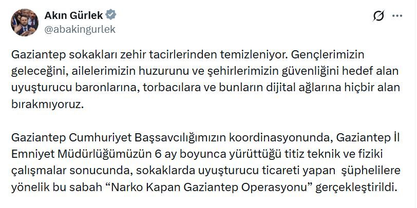 G A Z I A N T E P M E R K E Z L I 14 I L D E N A R K O K A P A N 1431542 425501
