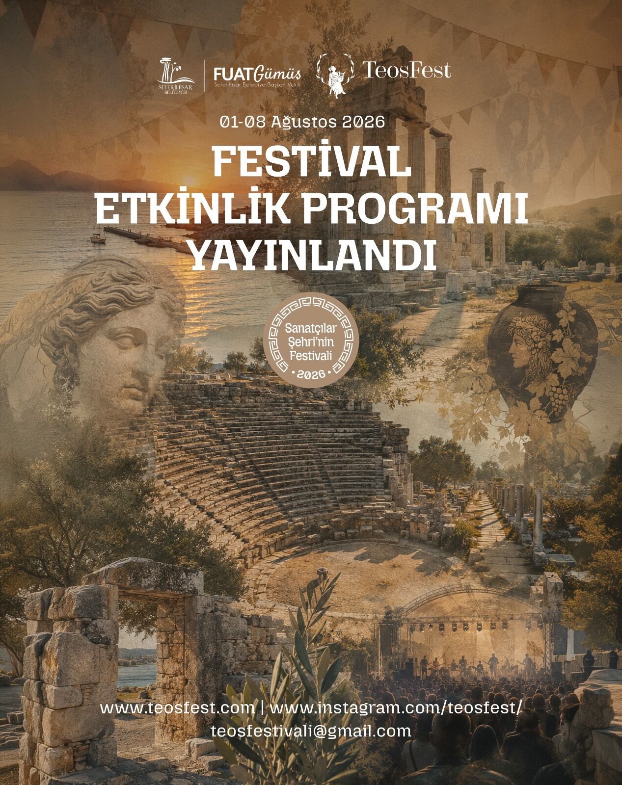 İzmir'in Sakin Şehir Unvanlı Ilçesi Seferihisar, 1 8 Ağustos Tarihleri Arasında Ikinci Kez Düzenlenecek Teosfest'e Ev Sahipliği Yapacak (2)