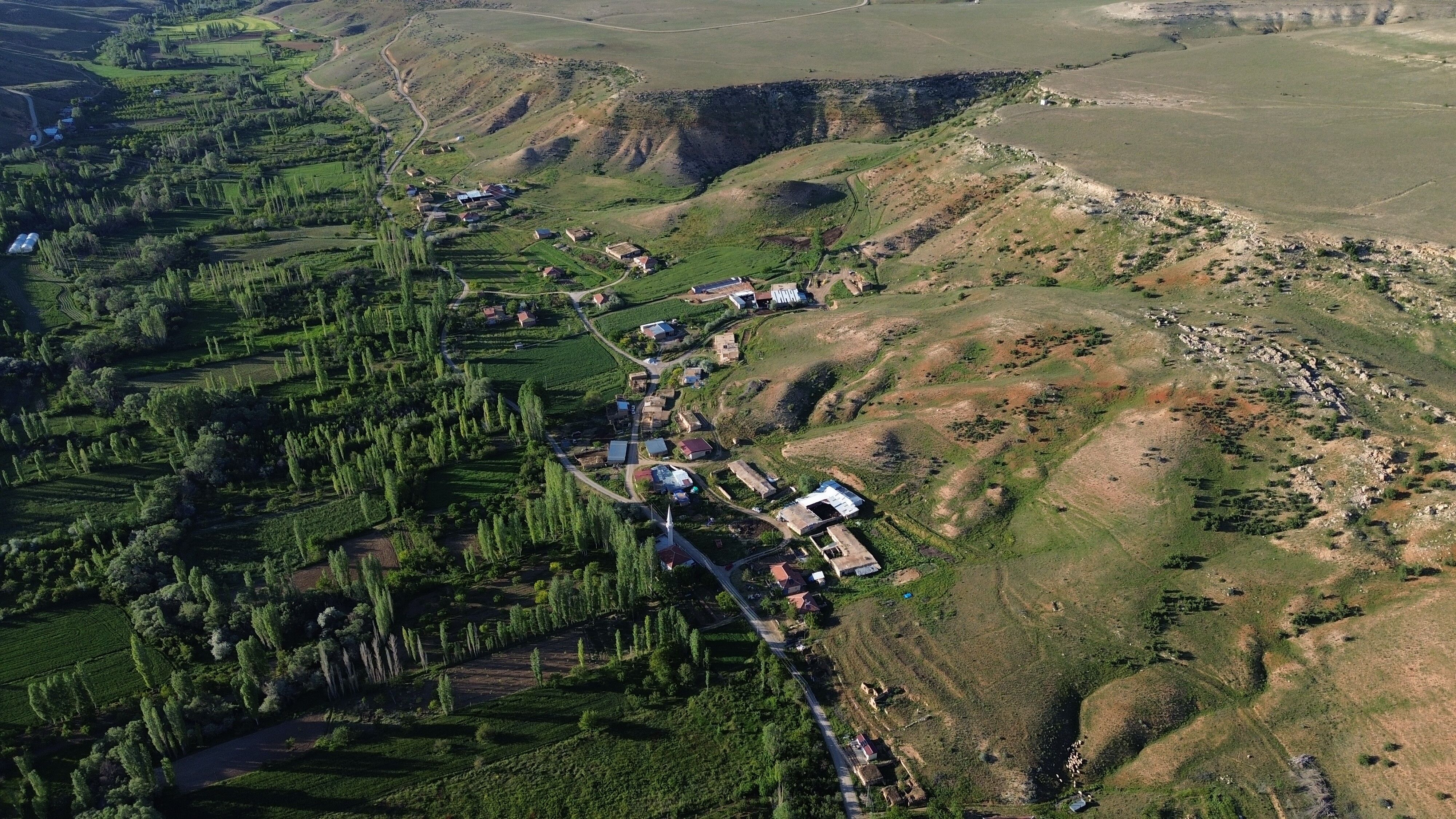 Karaman'ın Ayrancı Ilçesine Bağlı Buğdaylı Köyü, Bu Yıl Etkili Olan Yağışların Ardından Yeniden Yemyeşil Bir Görünüme Kavuştu. (3)