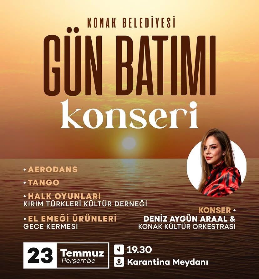 Konak Belediyesi, İzmirli sanatseverleri ve eğlence tutkunlarını muhteşem bir etkinlikte buluşturmaya hazırlanıyor.