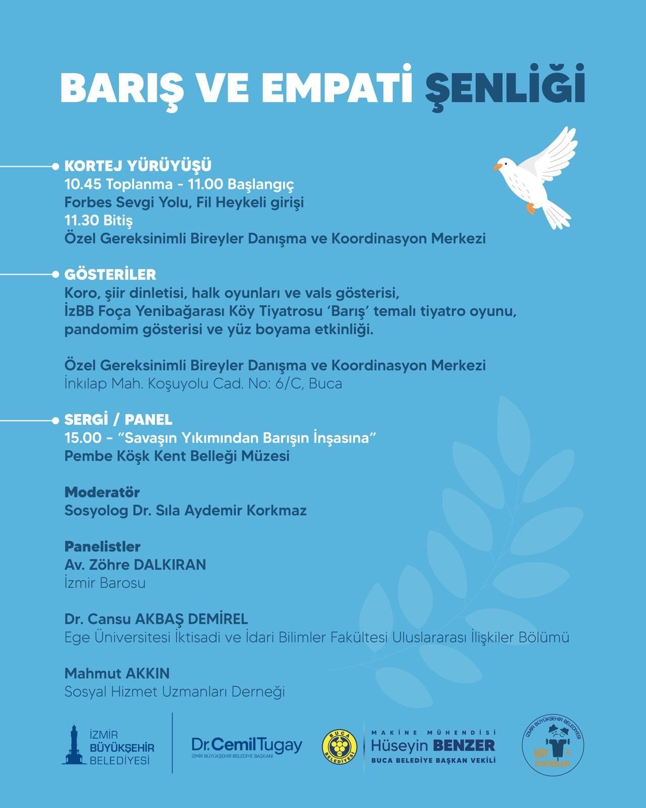 1 Eylül Dünya Barış Günü’nde