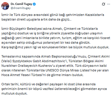 Cemil Kazakistanda