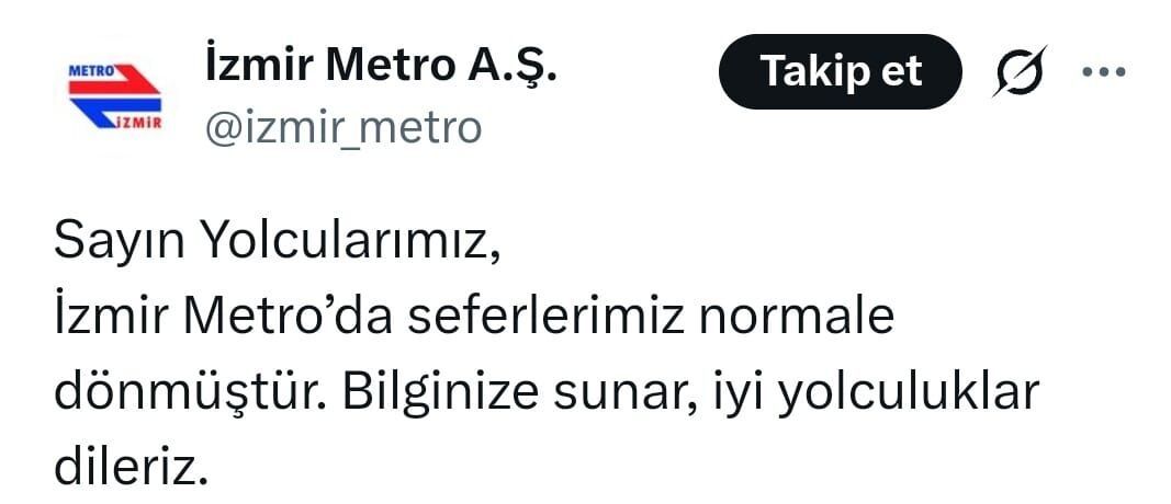 I Z M I R’ D E M E T R O S E F E R L E R I N O R M A L E D O N D U 1457078 433546
