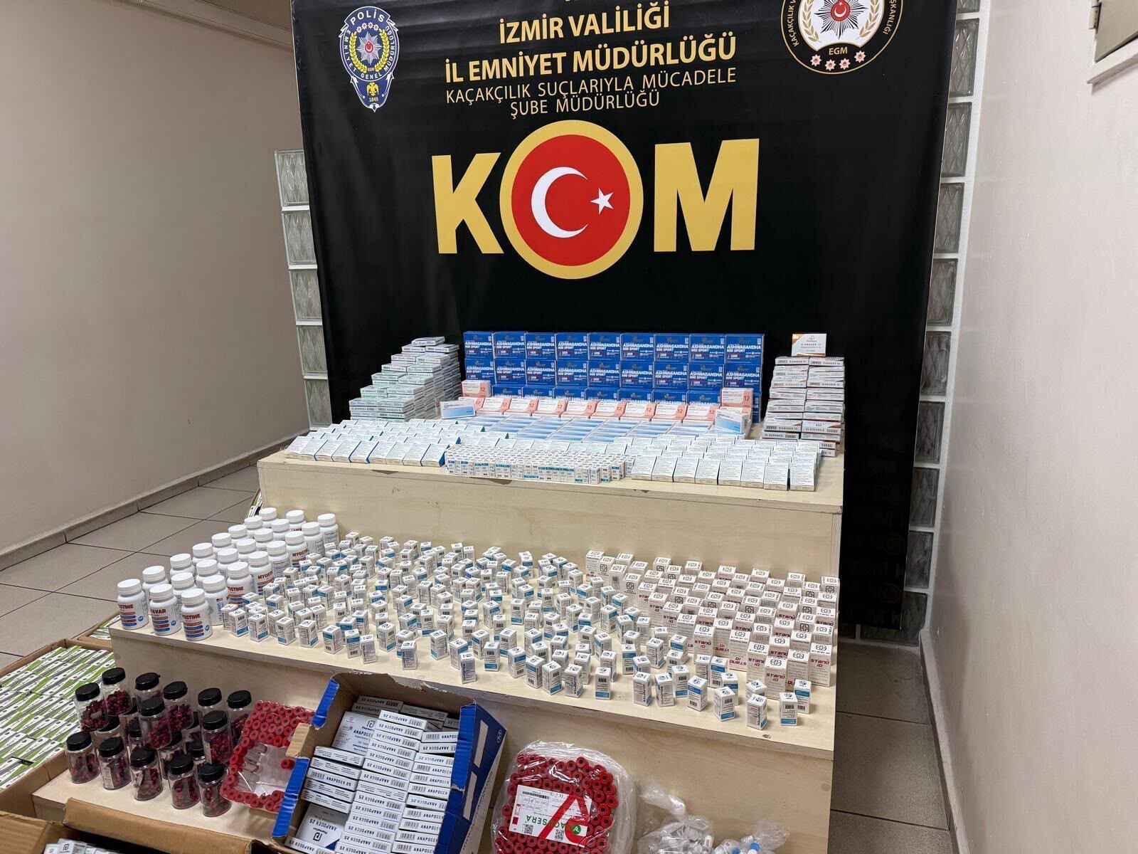 İzmir’de Steroid Ticaretine Darbe (1)