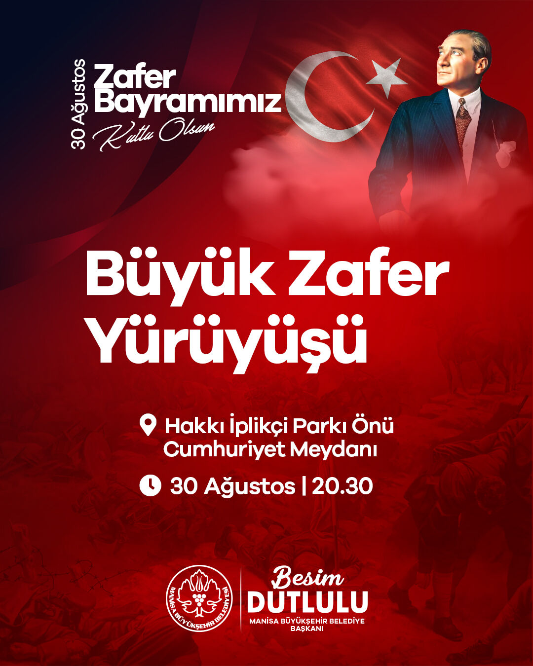 Manisa’da 30 Ağustos Zafer Bayramı Coşkuyla Kutlanacak (1)