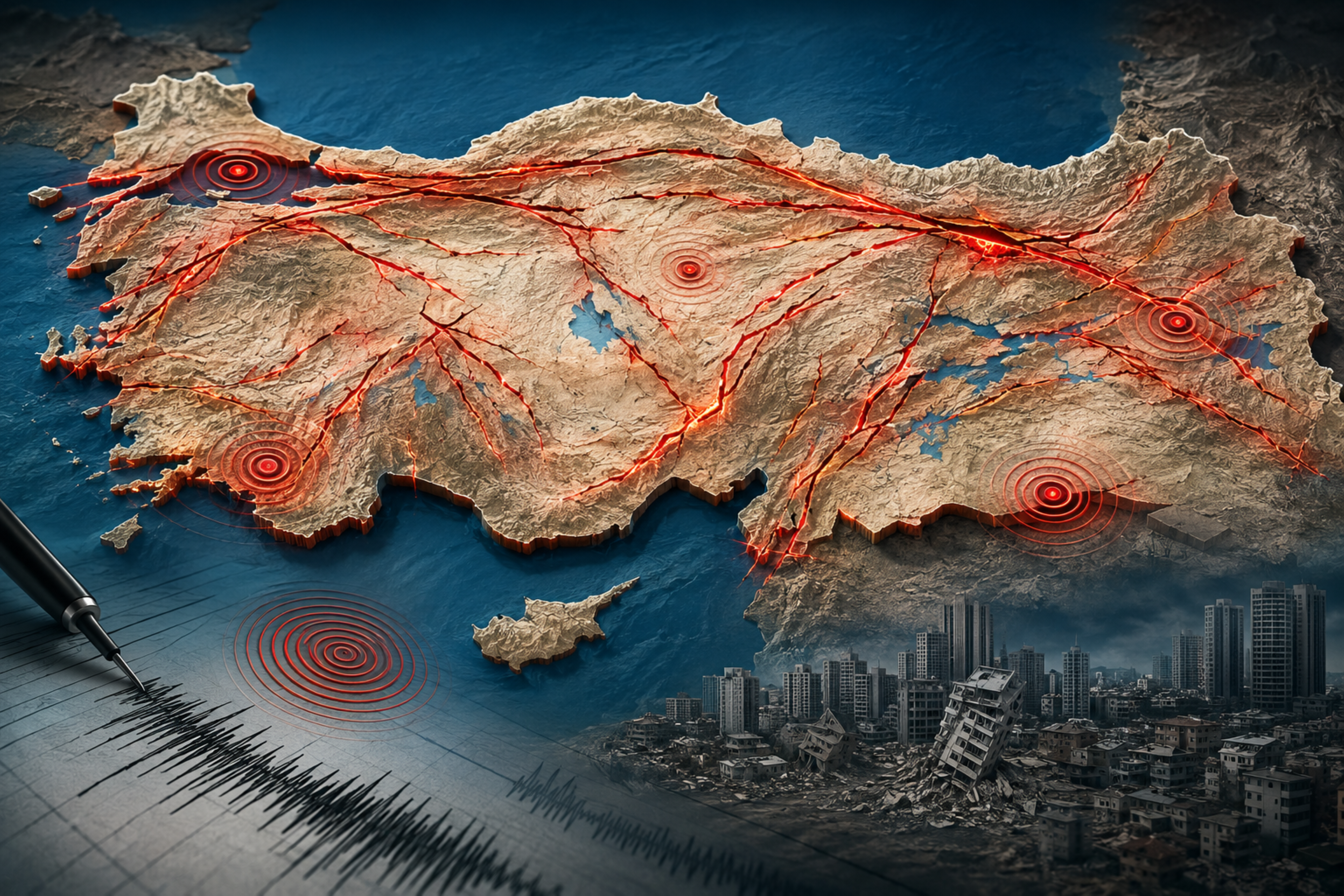 Mta Fay Hattı Haritası Güncellendi Deprem Riski Taşıyan Ilçeler Hangileri (1)
