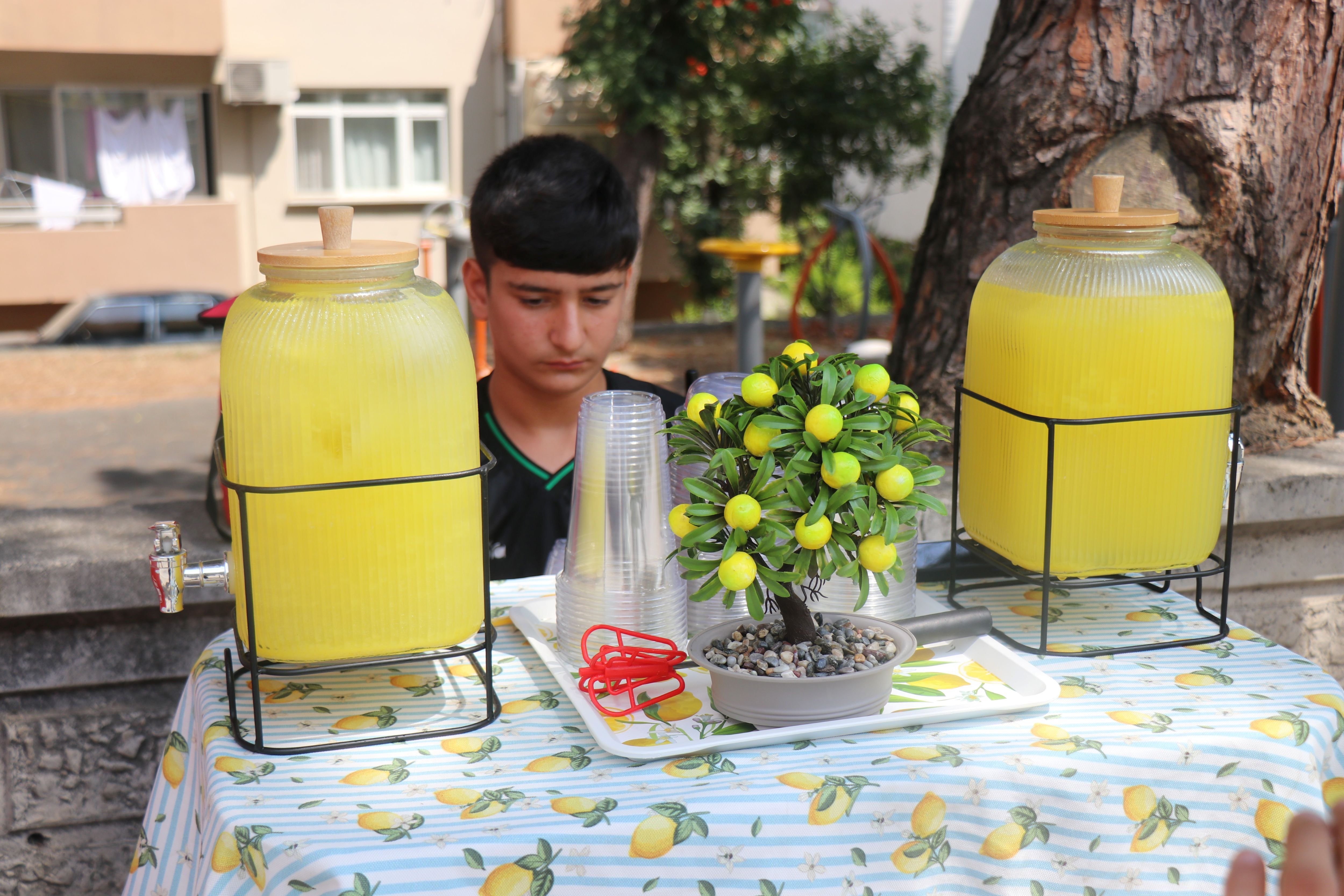 Sakarya’nın Serdivan Ilçesinde Yaz Tatilini Çalışarak Değerlendiren 14 Yaşındaki Buğra Koç, Limonata Satarak Günlük 3 Bin Lira, Ayda Ise 90 Bin Liraya Ulaşan Gelir Elde Ediyor. (3)