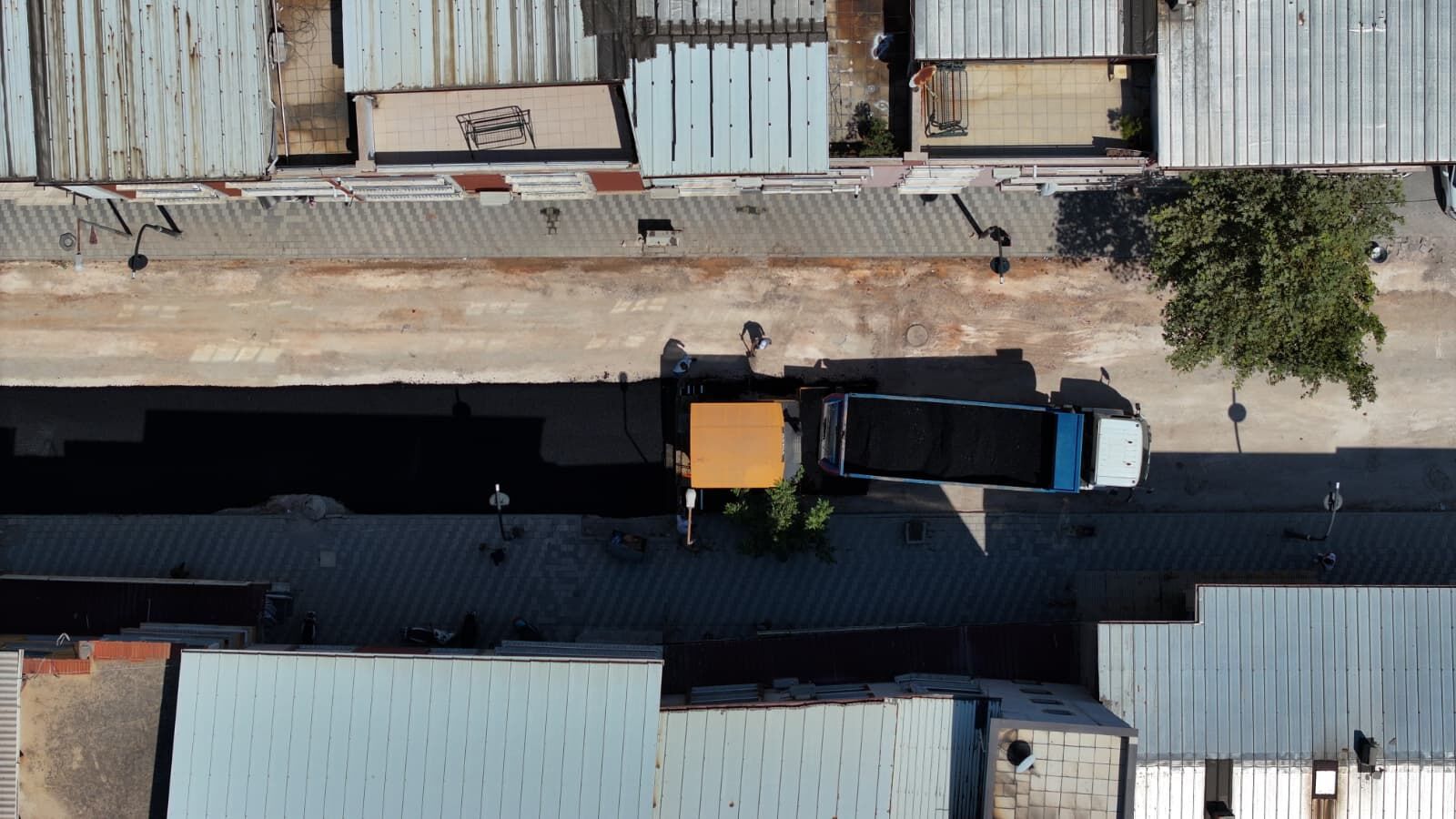 Soma Turgutalp Mahallesi Tarihinde İlk Kez Sıcak Asfaltla Buluşuyor (14)