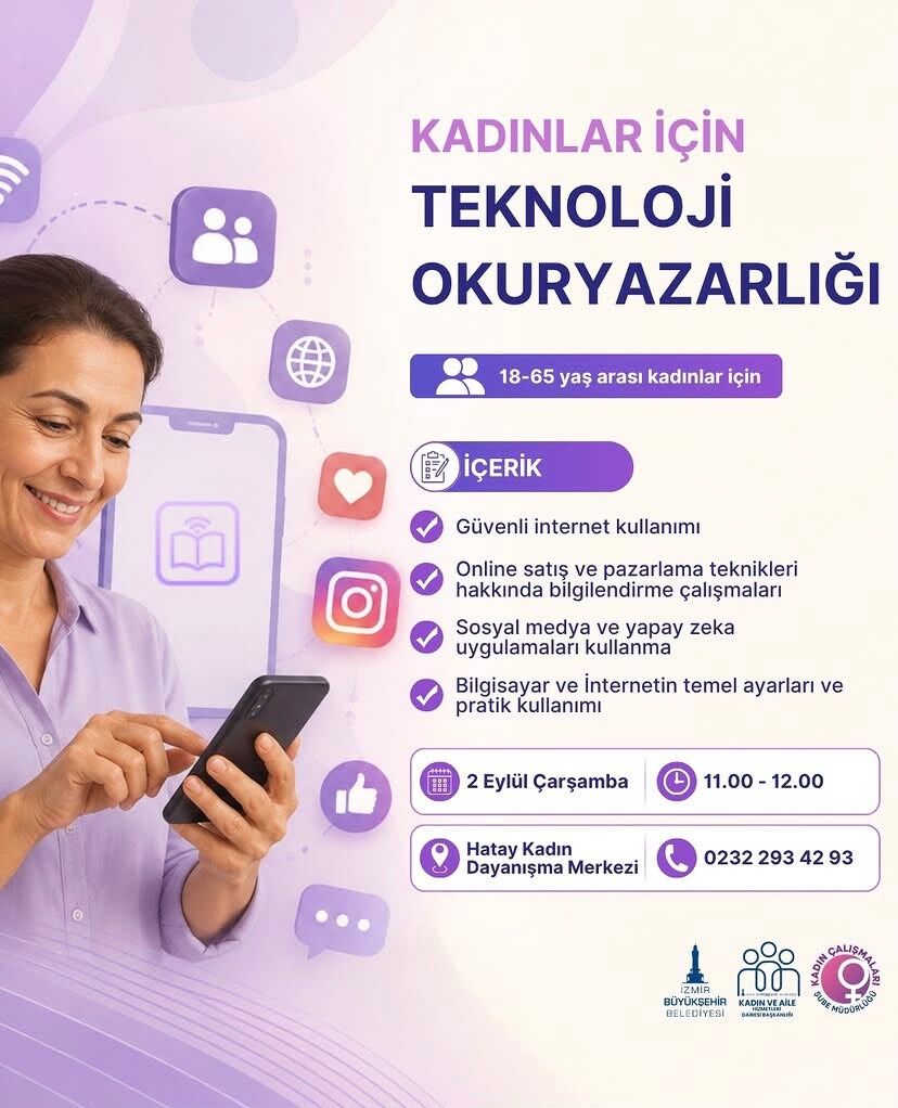 Eğitim Hatay Kadın Dayanışma Merkezi'nde düzenleniyor