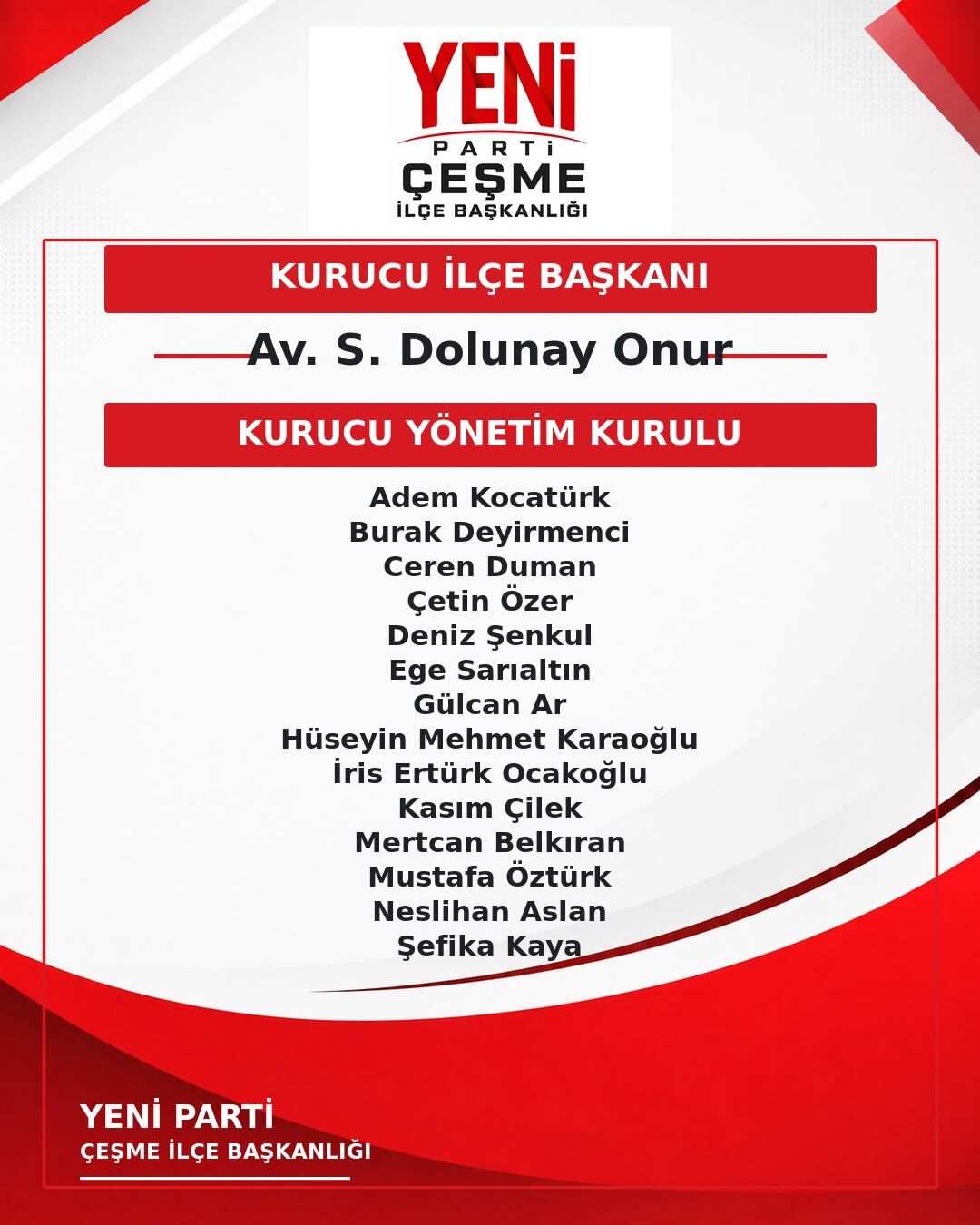 Yeni̇ Parti̇ Çeşme (2)