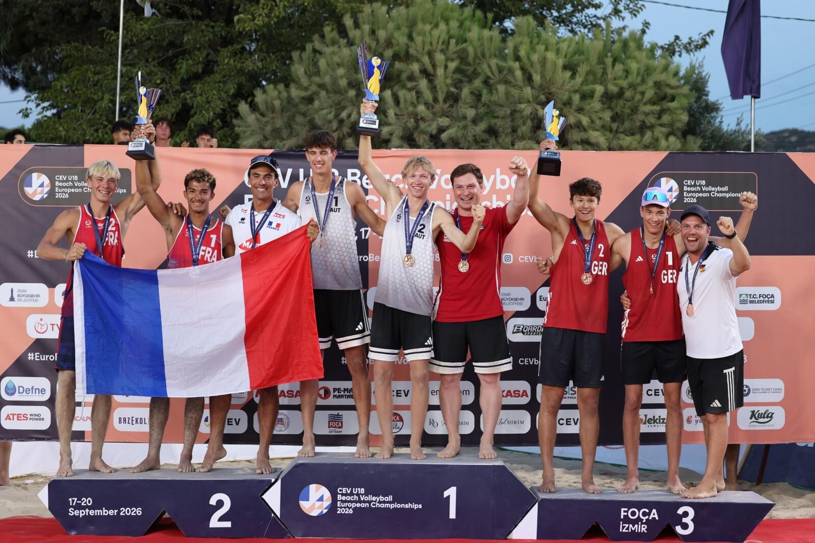 2026 Cev U18 Avrupa Plaj Voleybolu Şampiyonası’nda Kadınlarda Hollanda, Erkeklerde Avusturya Şampiyonluğa Ulaştı (4)