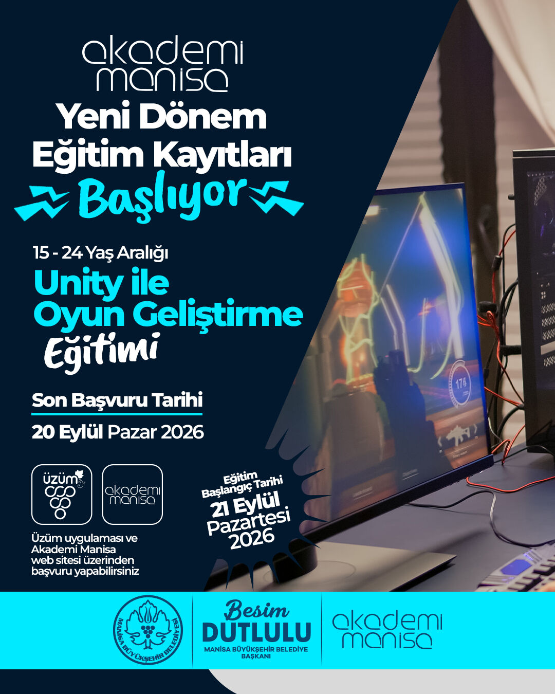 Akademi Manisa’da Yeni Dönem Eğitim Kayıtları Başlıyor (1)