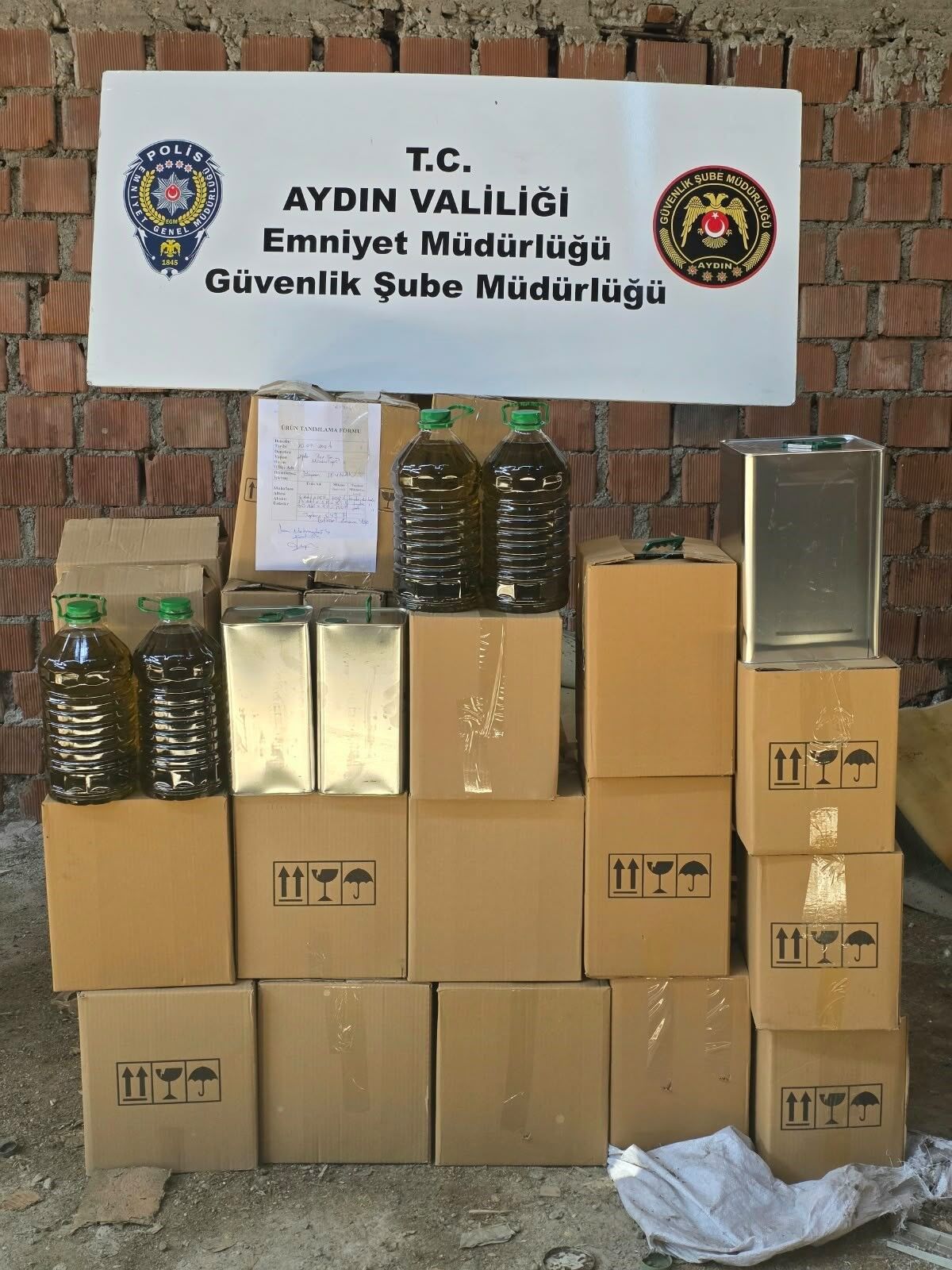 Aydın Tağşiş Yağ Operasyonu