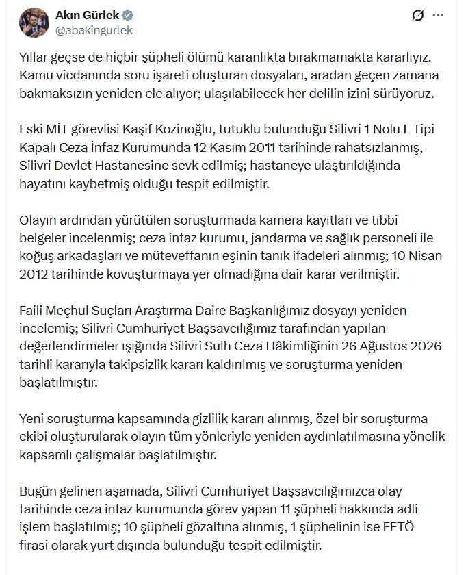 B A K A N G U R L E K T E N E S K I M I T G O R E V L I S I K O Z I 1493492 444301