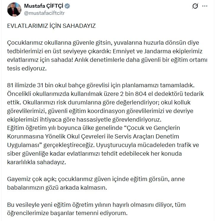 Bakan Ciftci Okul Tedbirlerimizi En Ust 1503485 447307 (1)