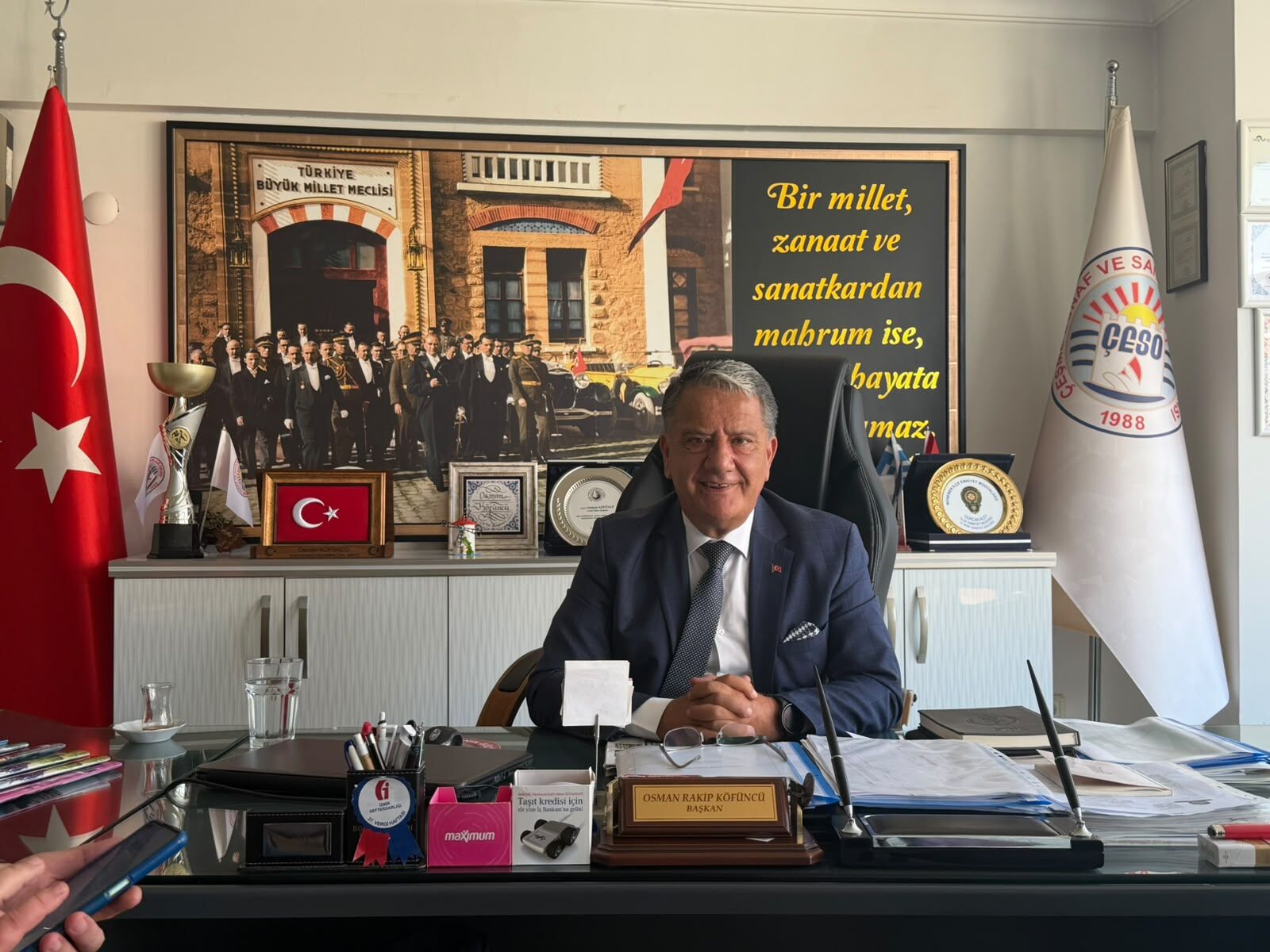 Çeşme Esnaf Ve Sanatkârlar Odası (Çeso) Başkanı