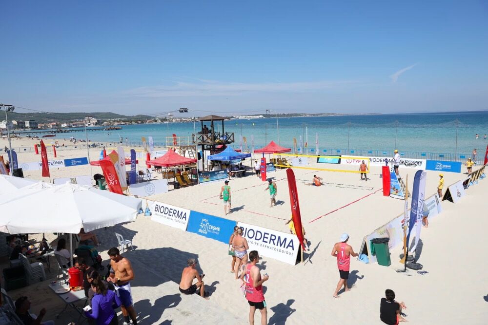Çeşme’de Düzenlenen Grand Slam Plaj Voleybolu Organizasyonu, 12 Ülkeden 34 Takımın Katılımıyla Tamamlandı (1)