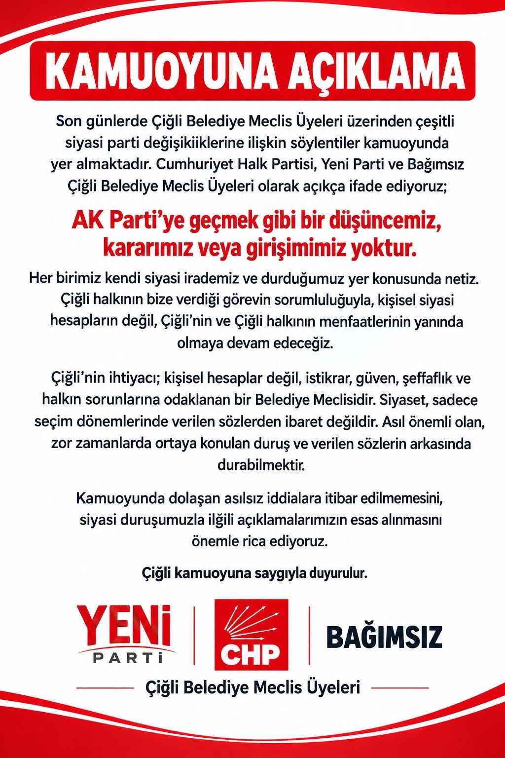 Çiğli Belediye Meclis