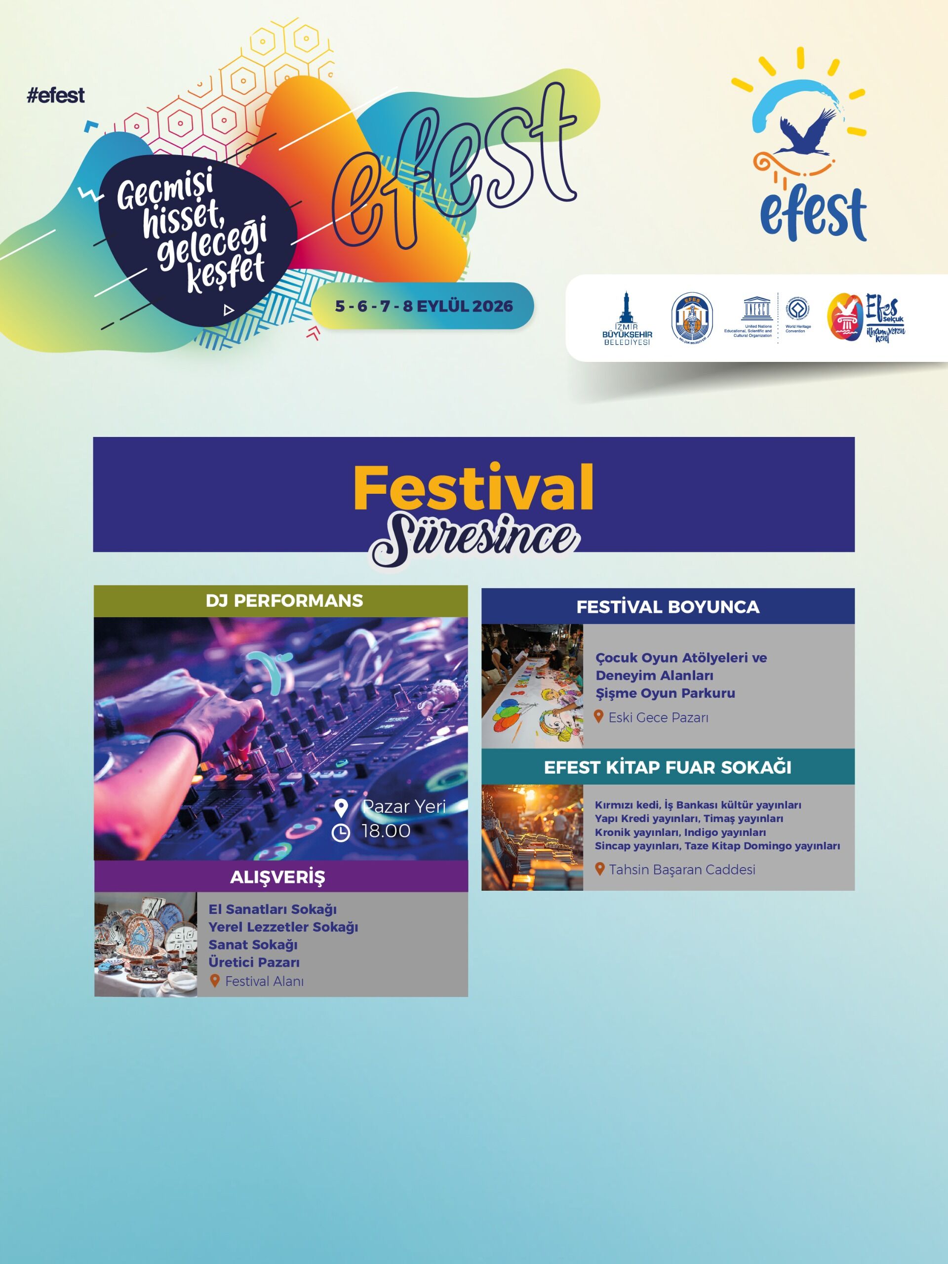 Efest 2026 Festi̇val Süresi̇nce