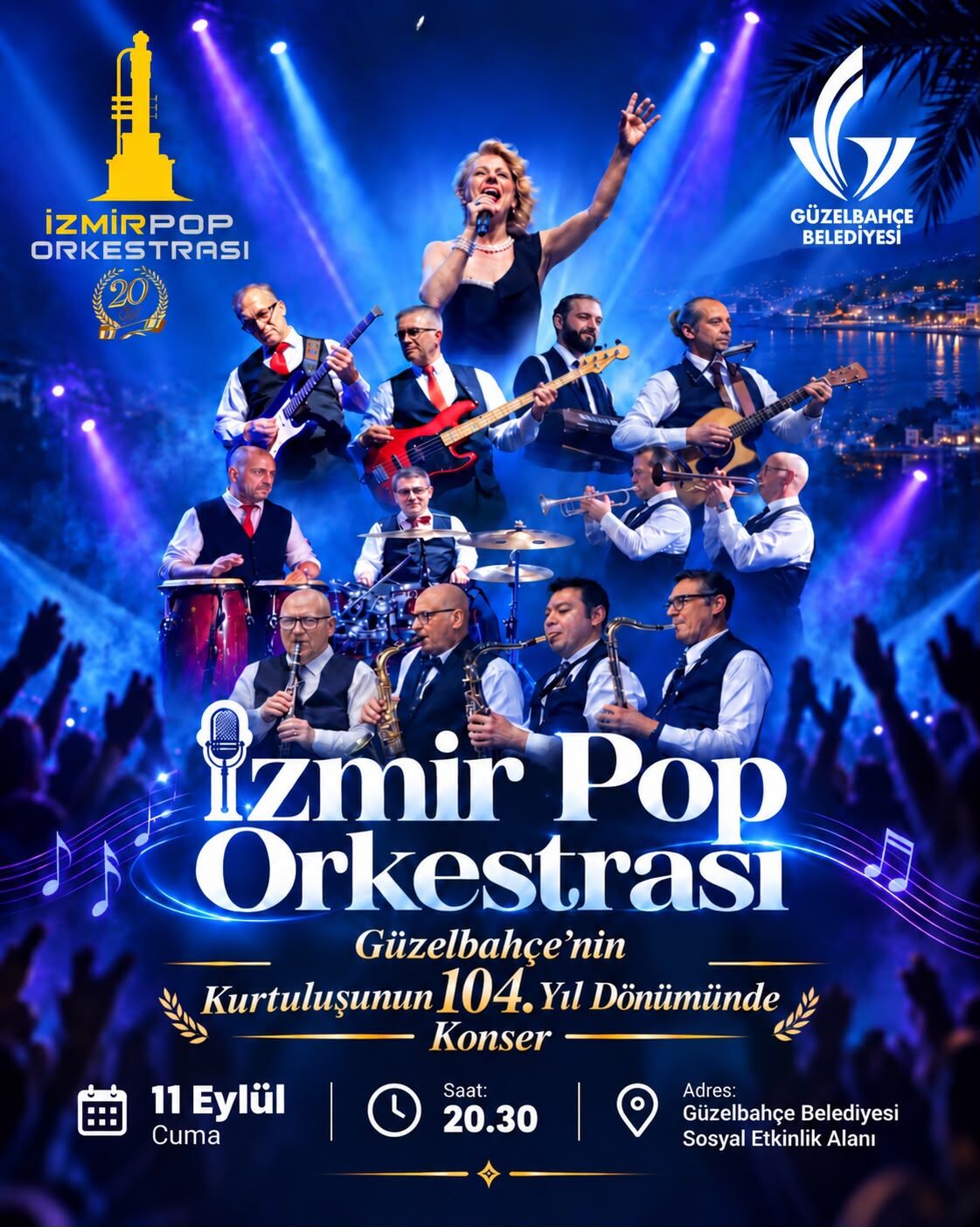Güzelbahçe, Kurtuluşunun 104. Yıl Dönümünü Fener Alayı Ve İzmir Pop Orkestrası Konseriyle Kutlayacak (1)