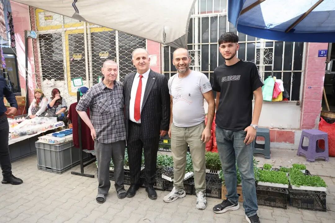 İncirliova’da Başkan Kaya’dan Pazar Ziyareti (3)