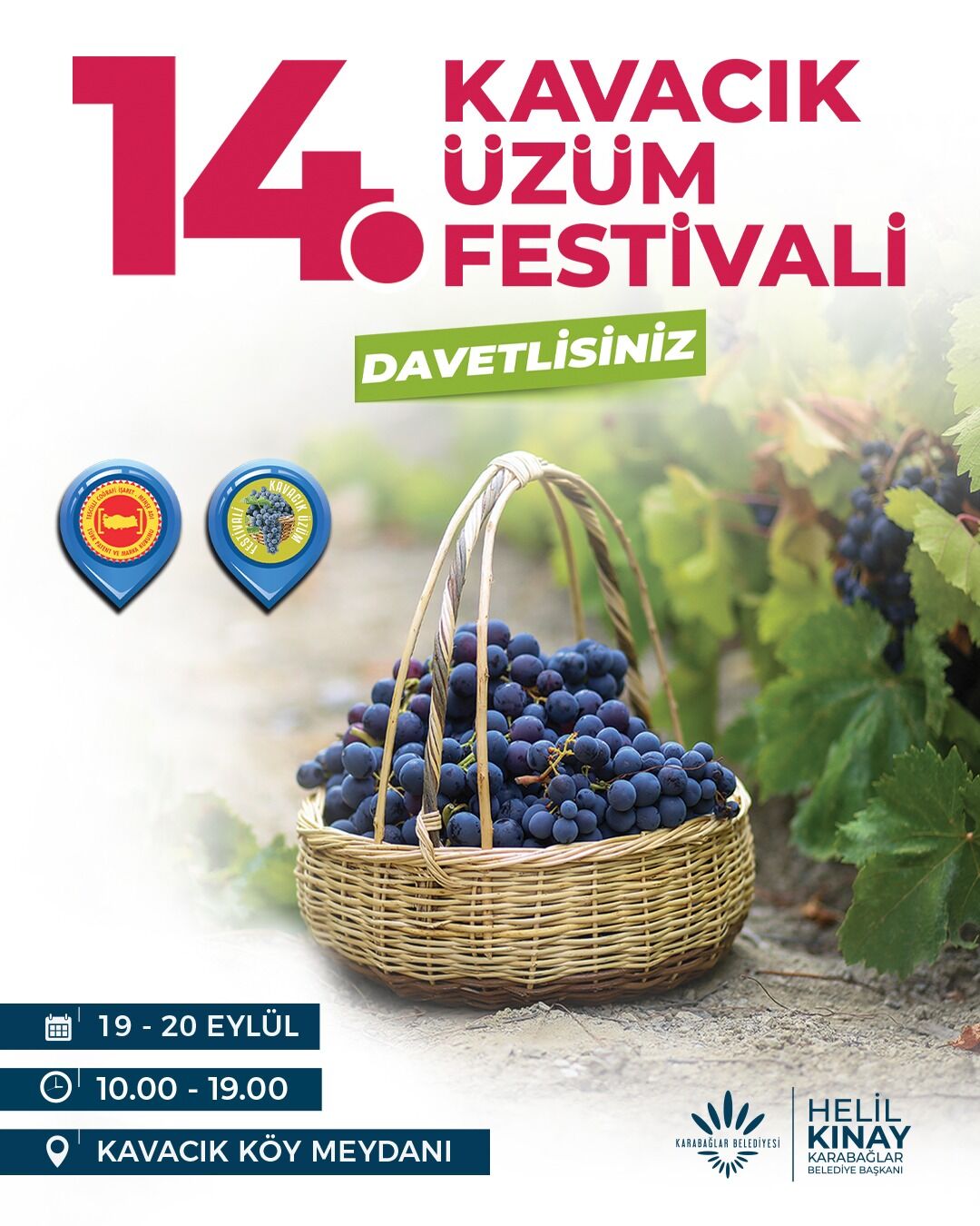 Kavacık Üzüm Festivali Davetiye-1