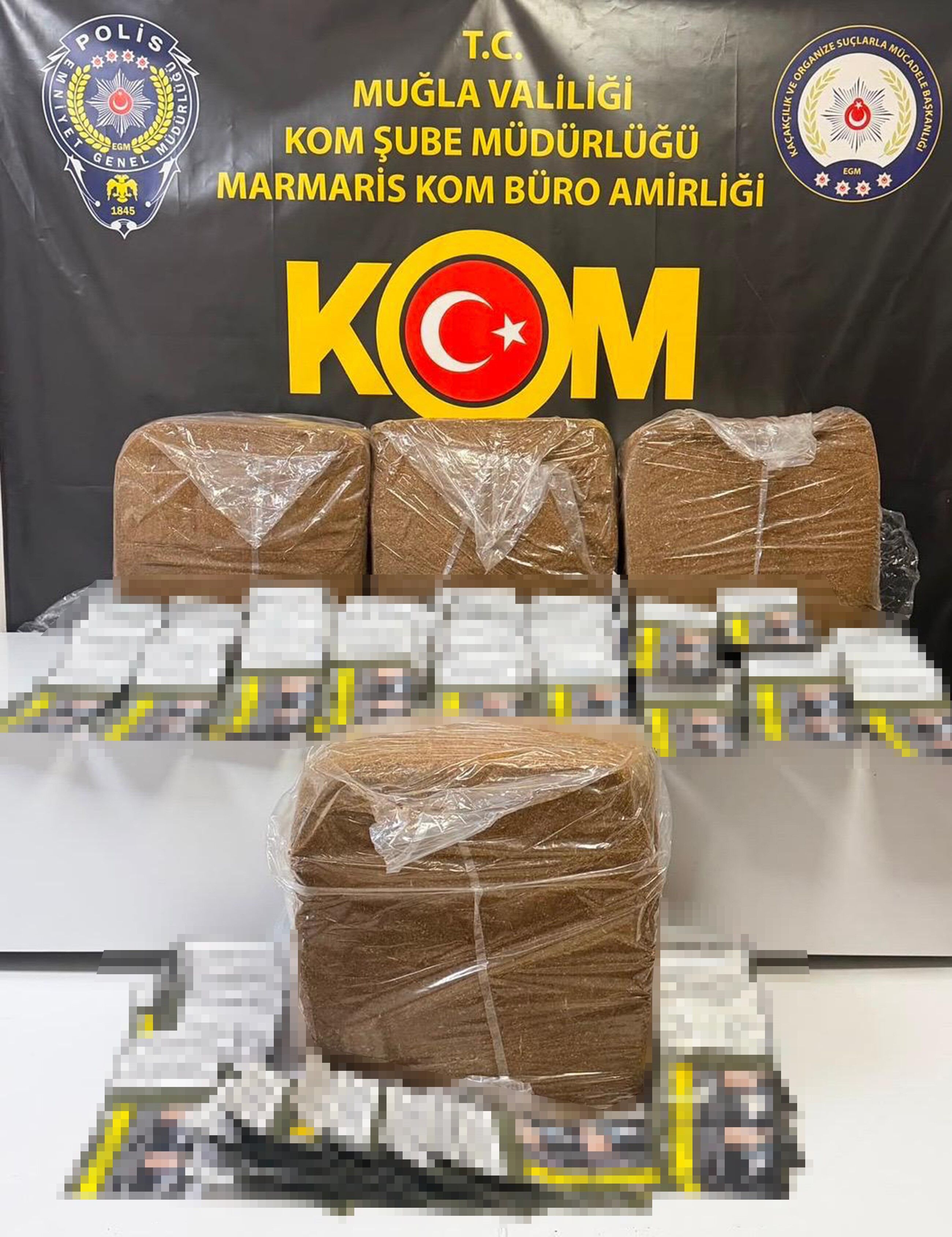 Marmaris’te Kaçak Tütün Operasyonu