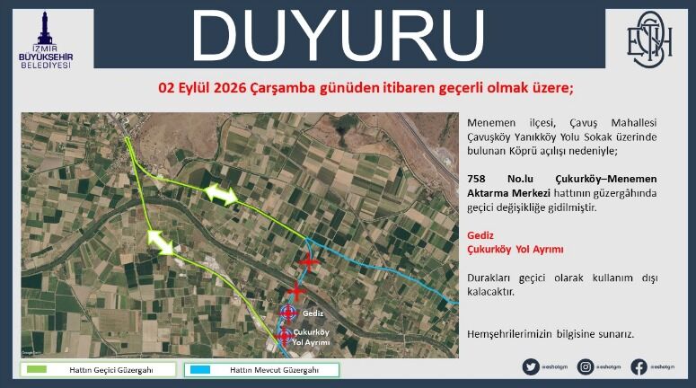 İzmir’de o otobüs hattını kullananlar yandı! Sakın eski durağa gitmeyin!