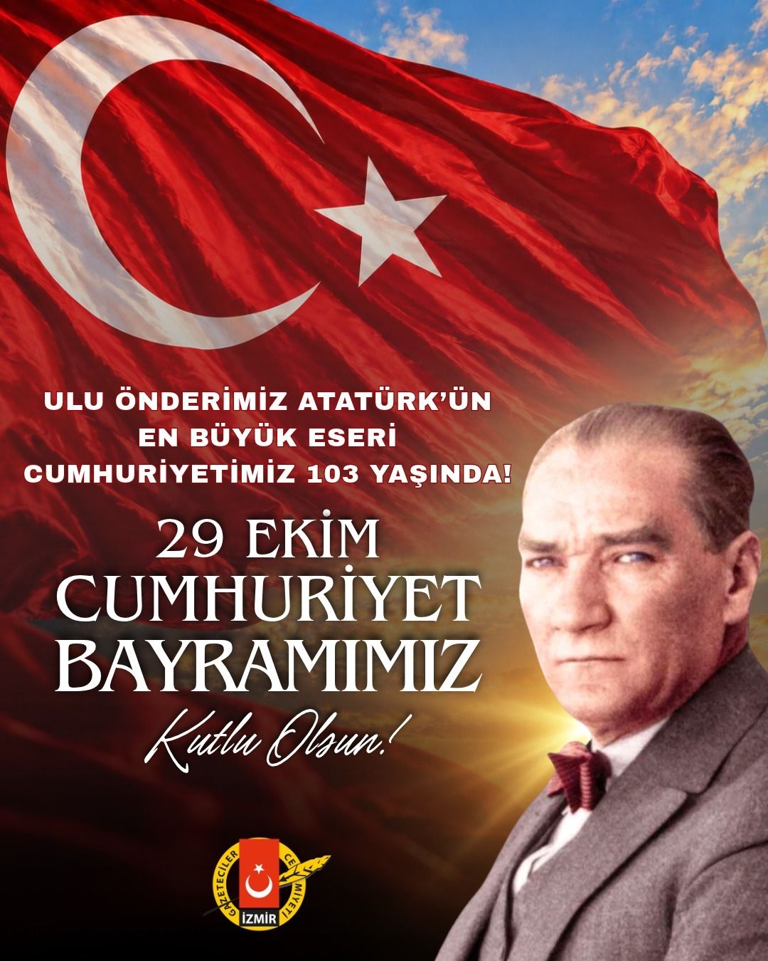 29 Eki̇m Cumhuri̇yet Bayramimiz Kutlu Olsun