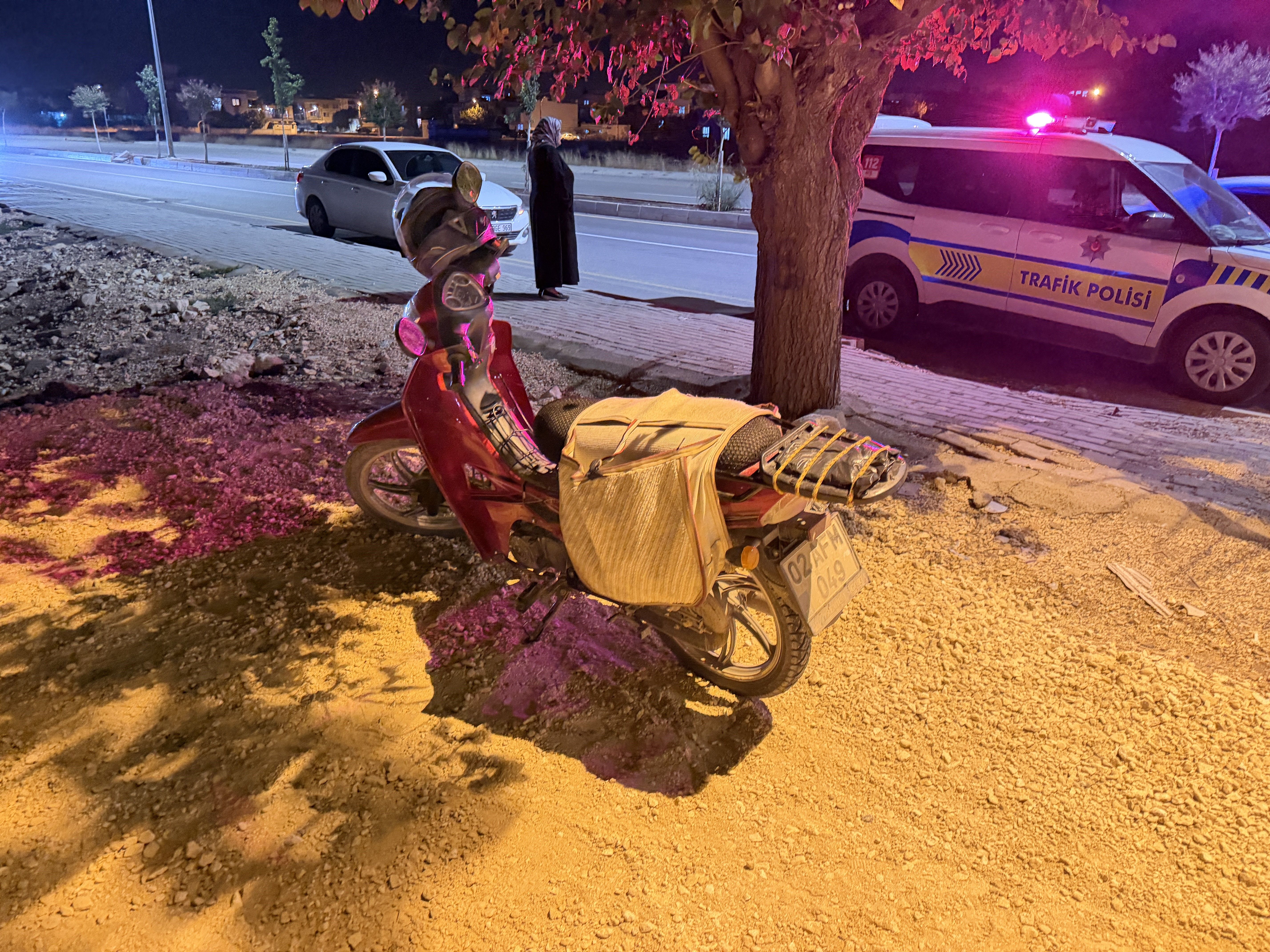 Adıyaman’da otomobil ile motosiklet çarpıştı