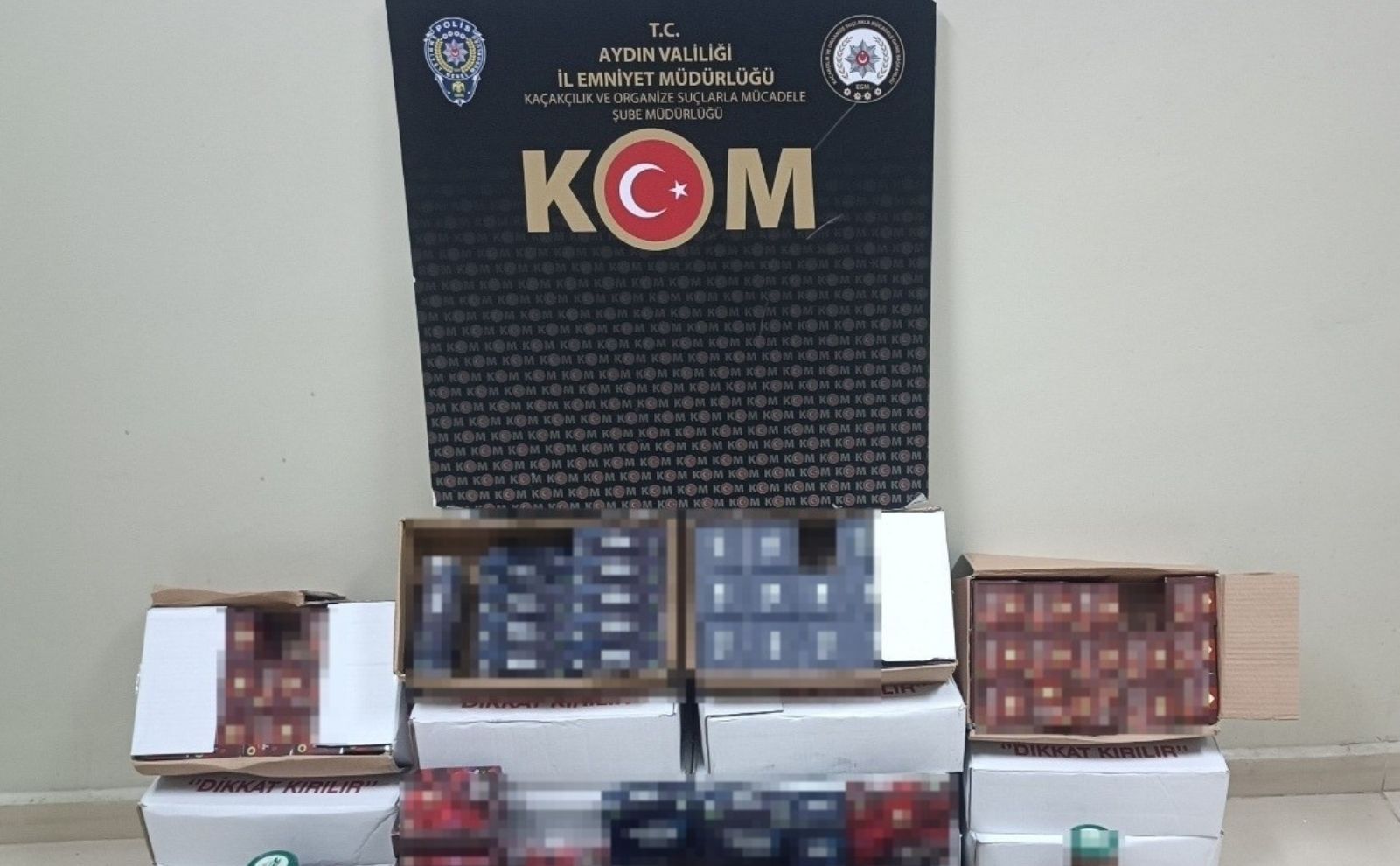 Aydın’da kaçakçılık operasyonu