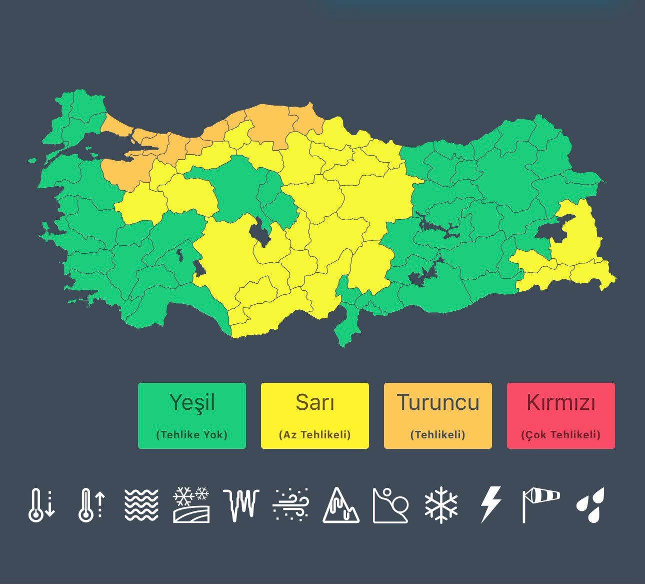 Bakan Kurum’dan 36 Il Için Yağış Uyarısı