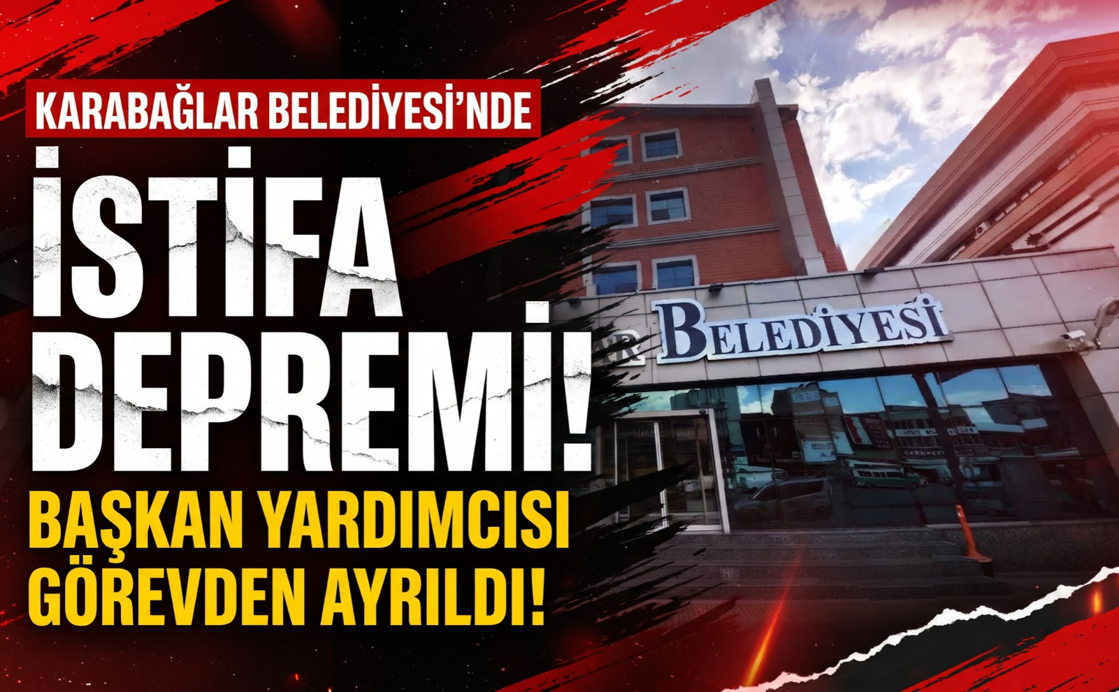 Karabağlar Belediyesi’nde Başkan Yardımcısı istifa etti!