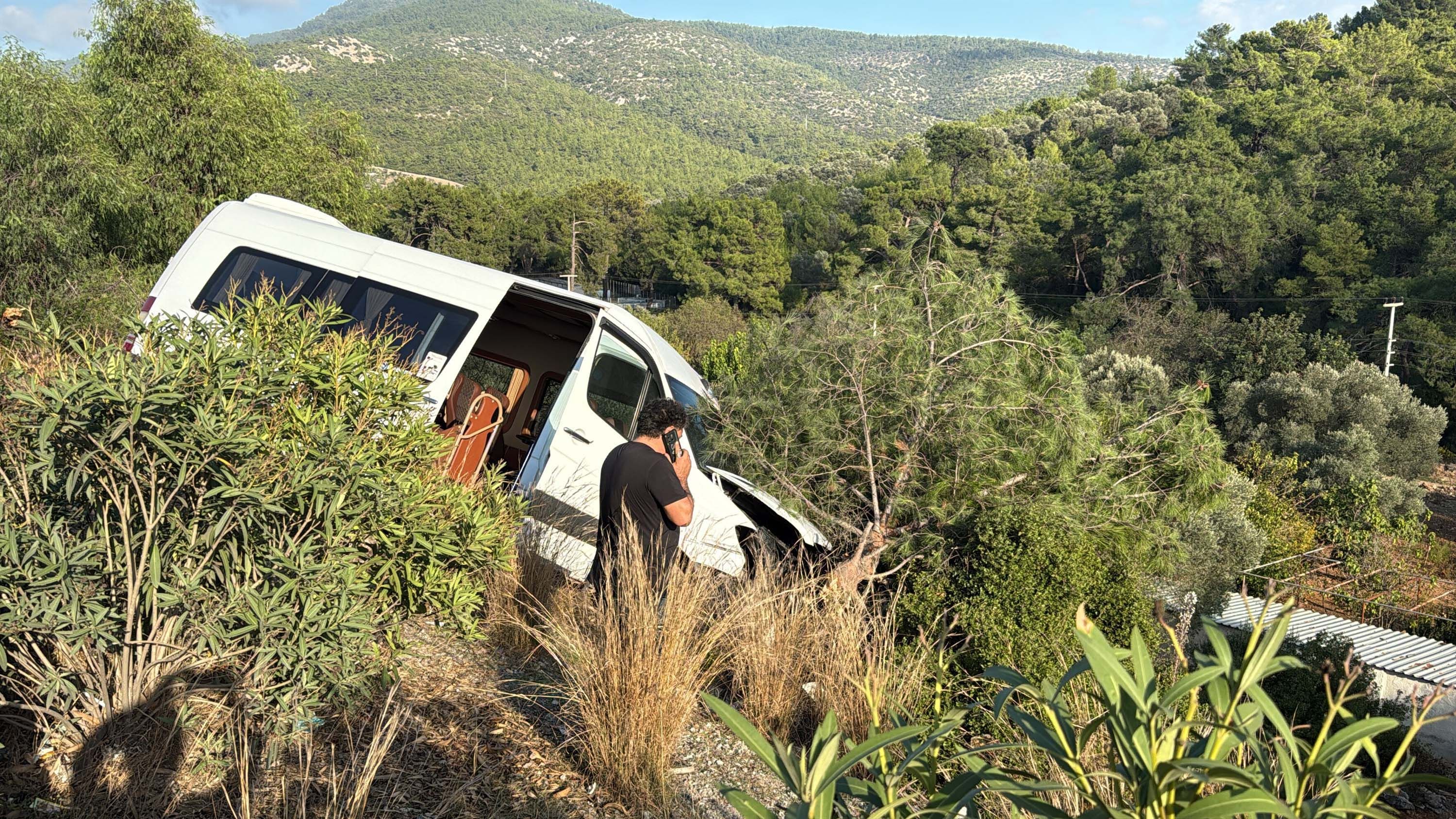 Bodrum’da Makas Atan Sürücü Kazaya Neden Oldu (3)