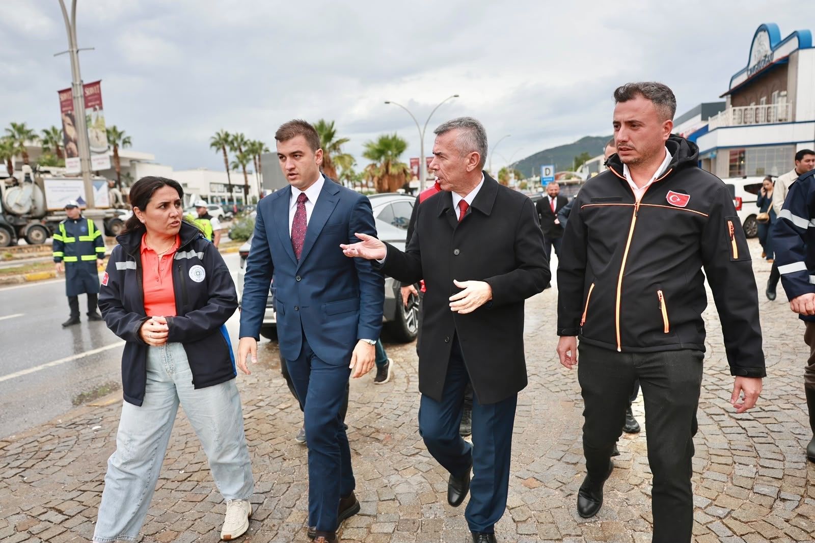 Bodrum’da Sağanak Sonrası Ekipler Sahaya Indi