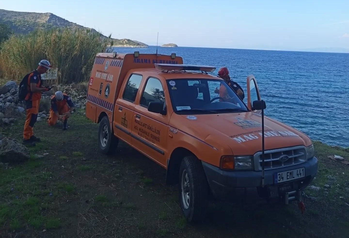 Datça’da Mahsur Kalan Kişi Ekiplerin Çalışmasıyla Kurtarıldı
