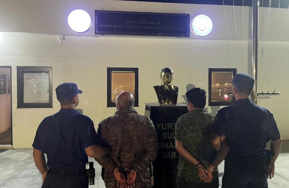 Demre’de Düzensiz Göç Operasyonu (4)