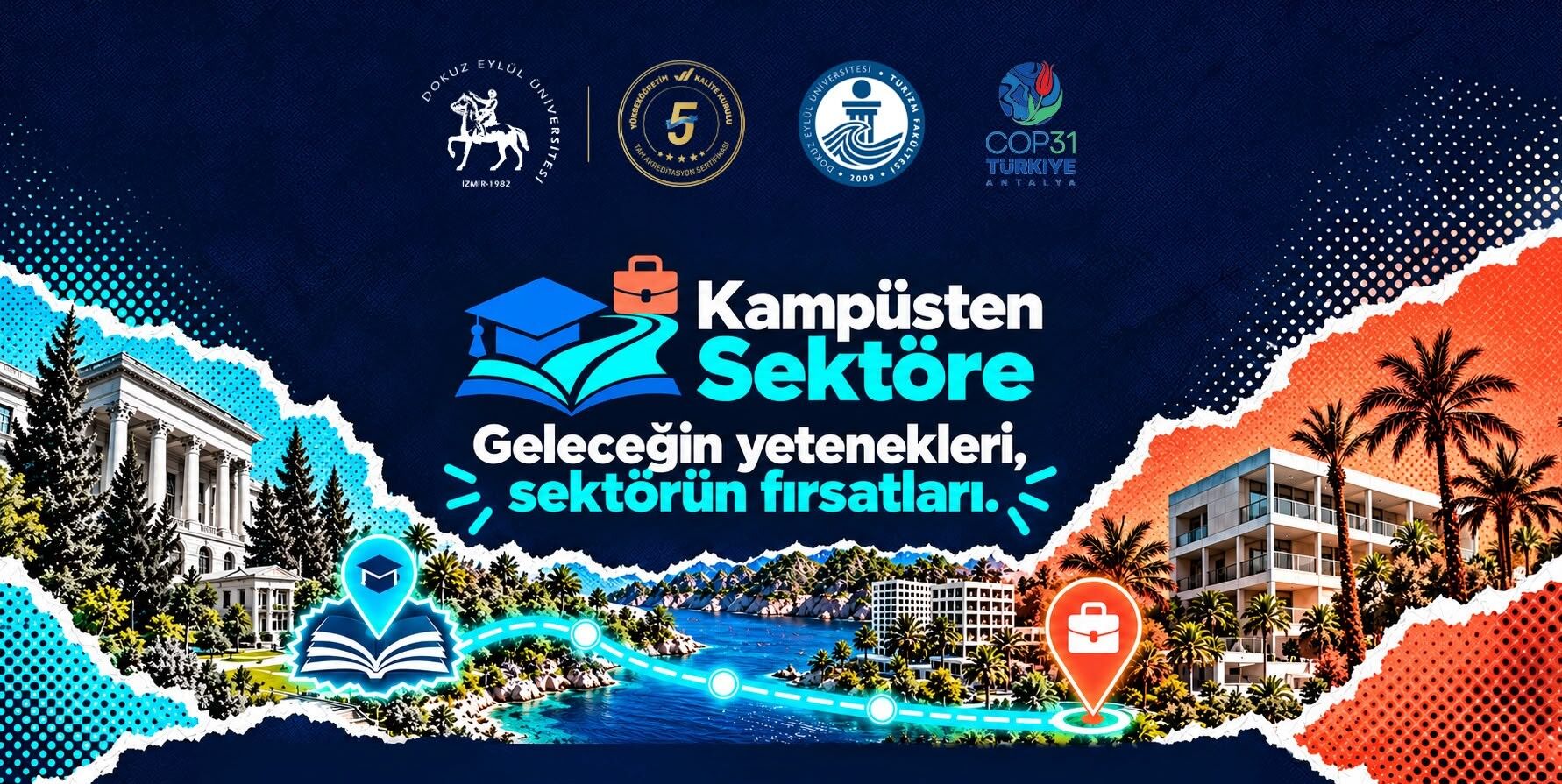 Deü'den Turi̇zm Sektörüne Di̇ji̇tal Köprü Kampüsten Sektöre Platformu Hayata Geçi̇ri̇ldi̇