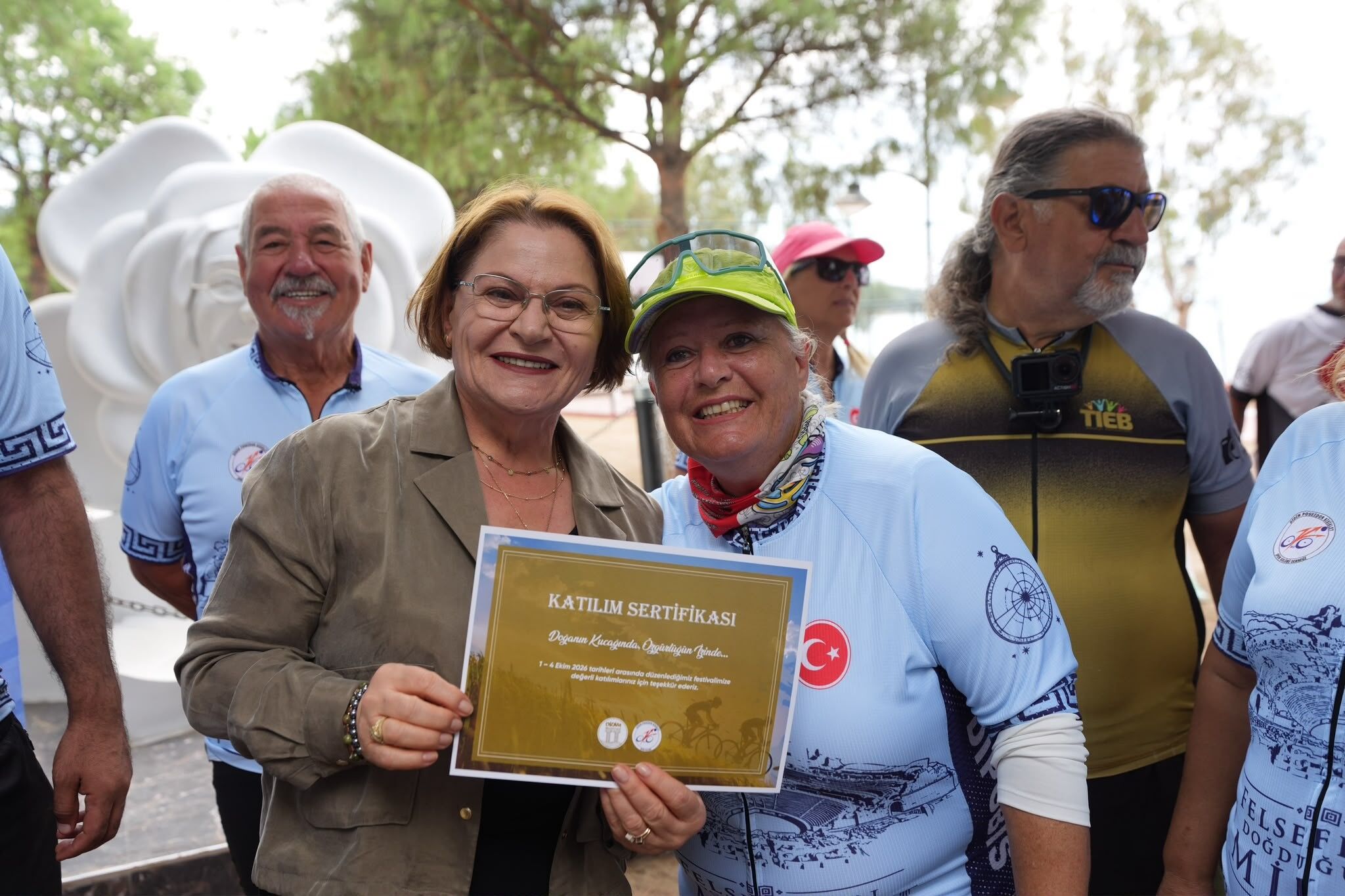 Didim’de Bisiklet Festivali Pembe Kurdelelerle Tamamlandı (4)